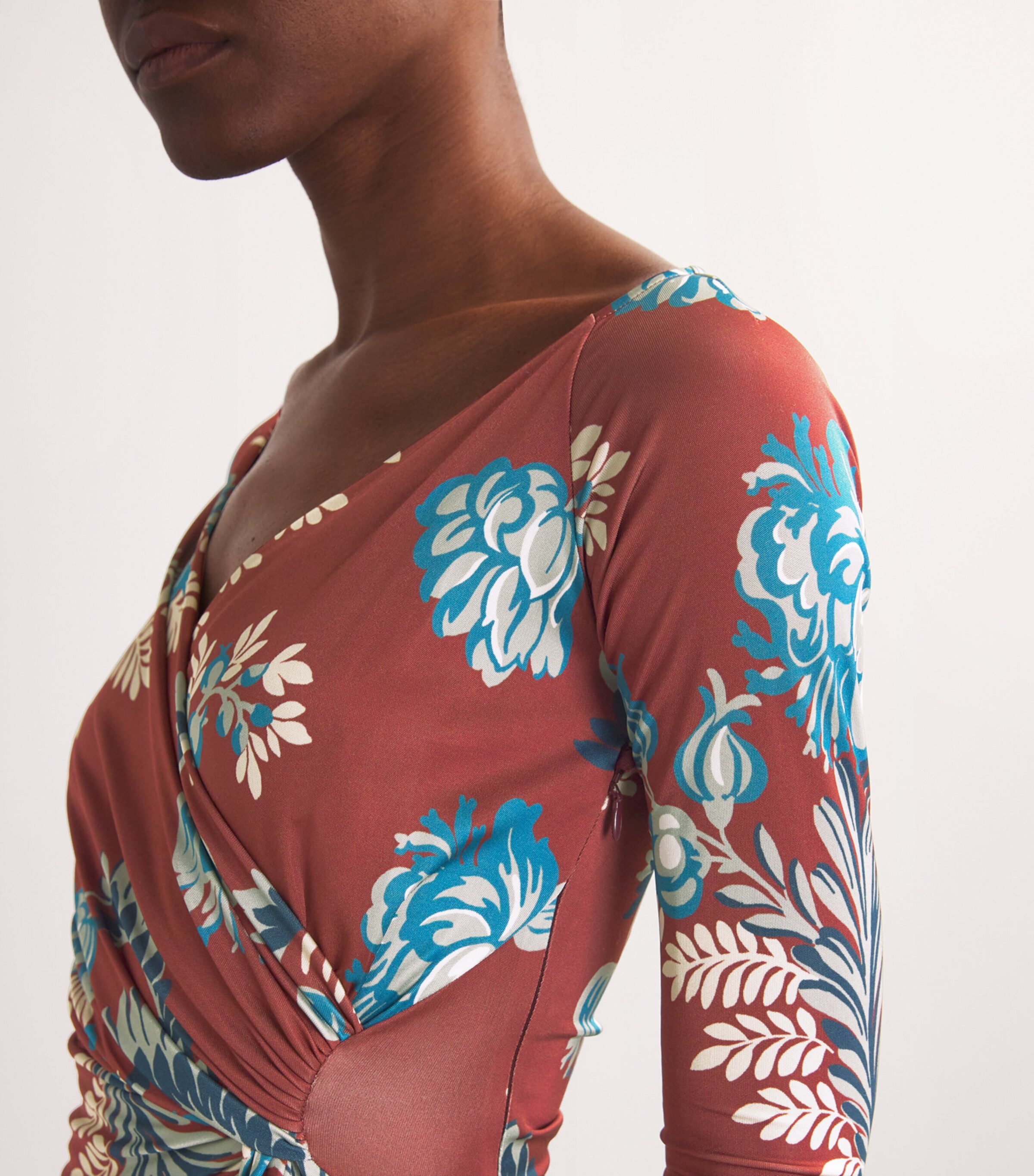 Etro Womens Floral Print Midi Dress Image 4