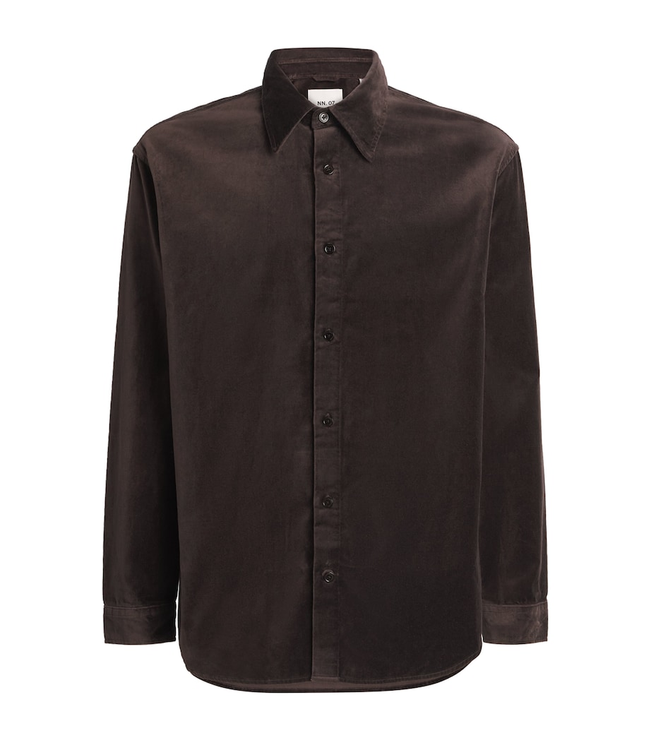 Cotton Relaxed Casper Overshirt DUSKY PORT Image 1