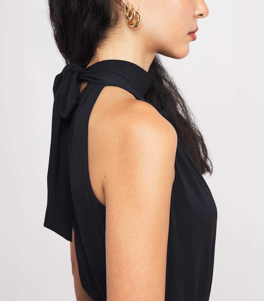 Jersey Halterneck Jumpsuit NOIR Image 4