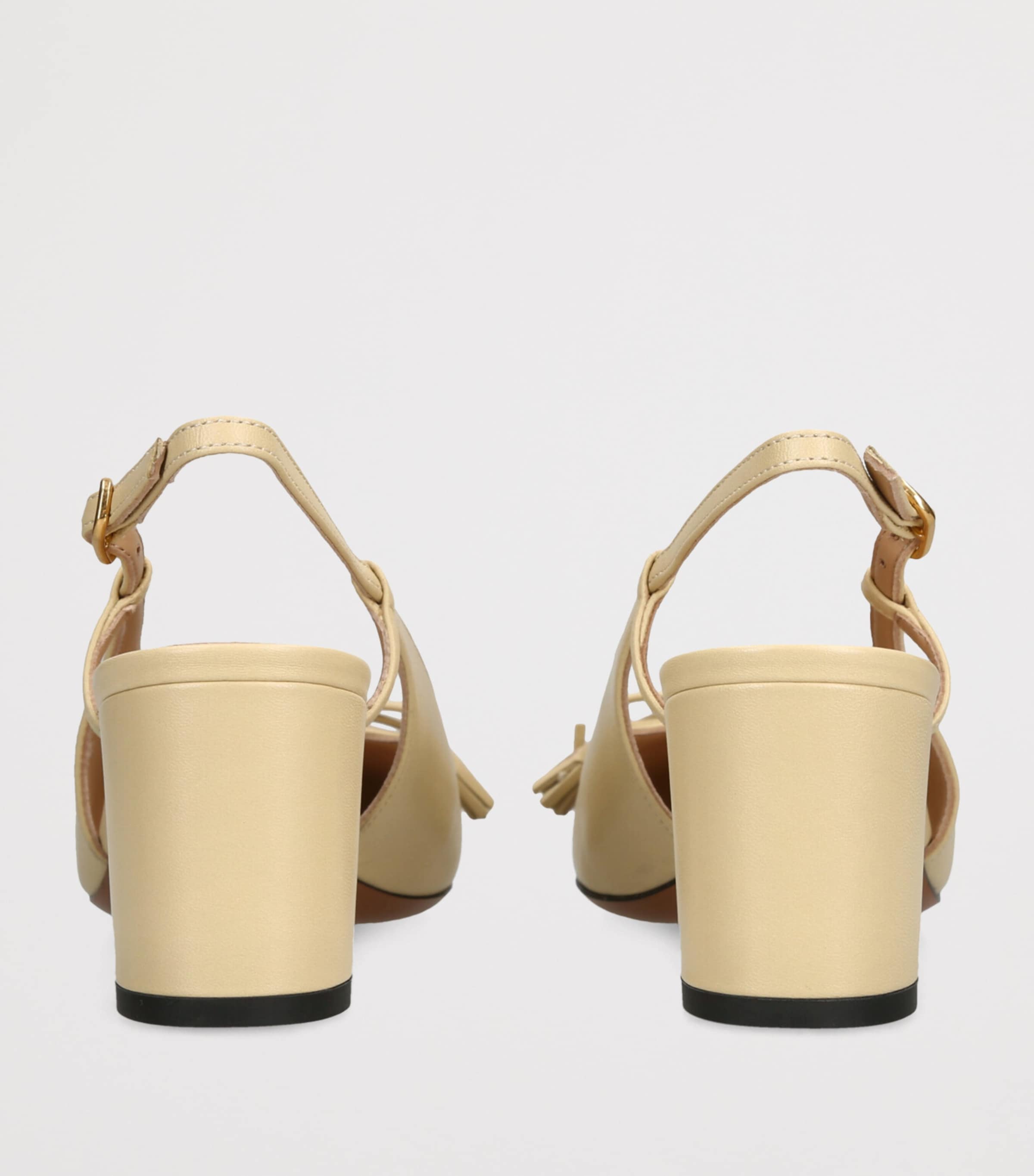 Valentino Garavani Leather Valet Du Roi Slingback Heels 60