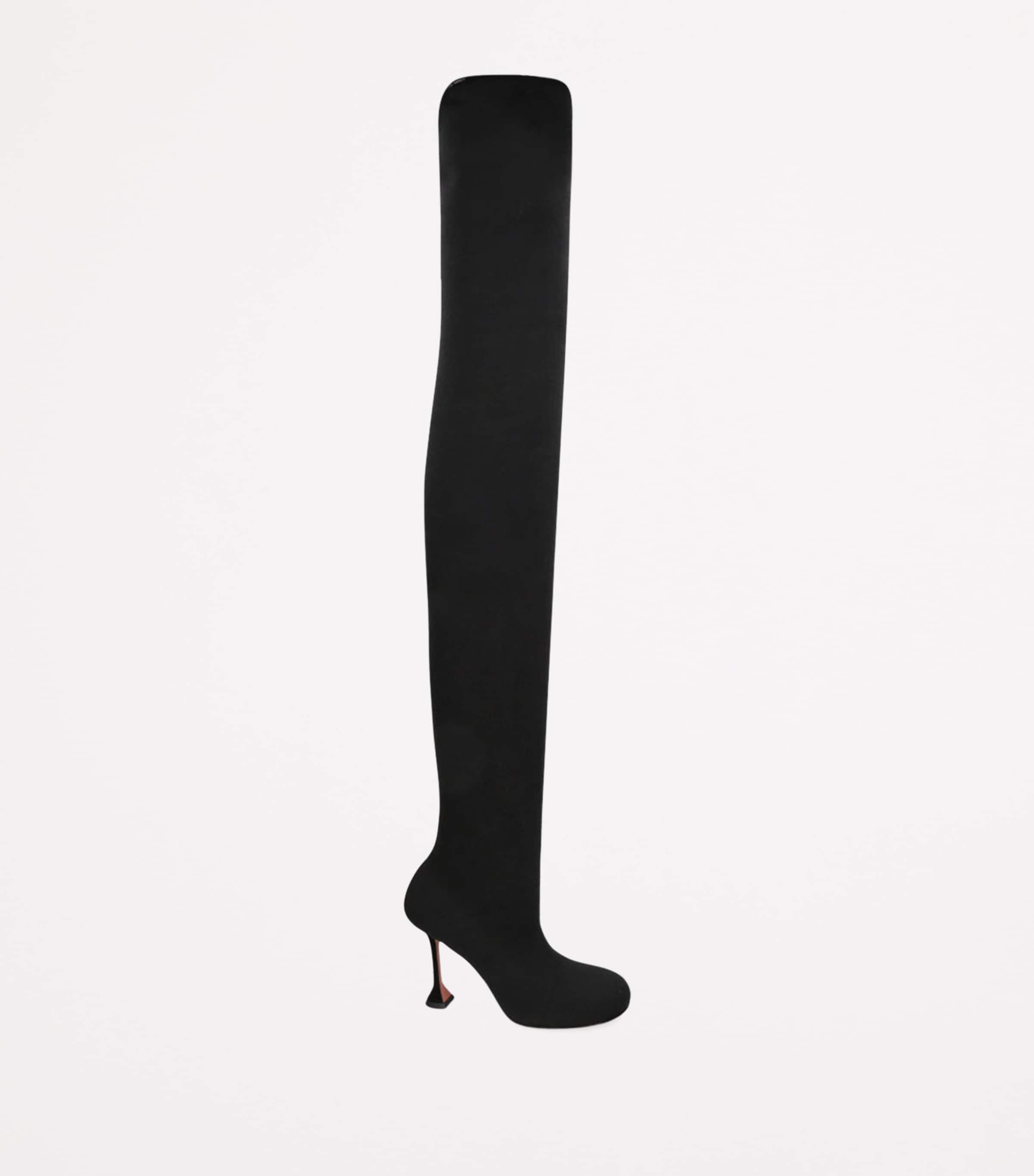 Knitted Veneda Over-The-Knee Boots 95 BLACK Image 3