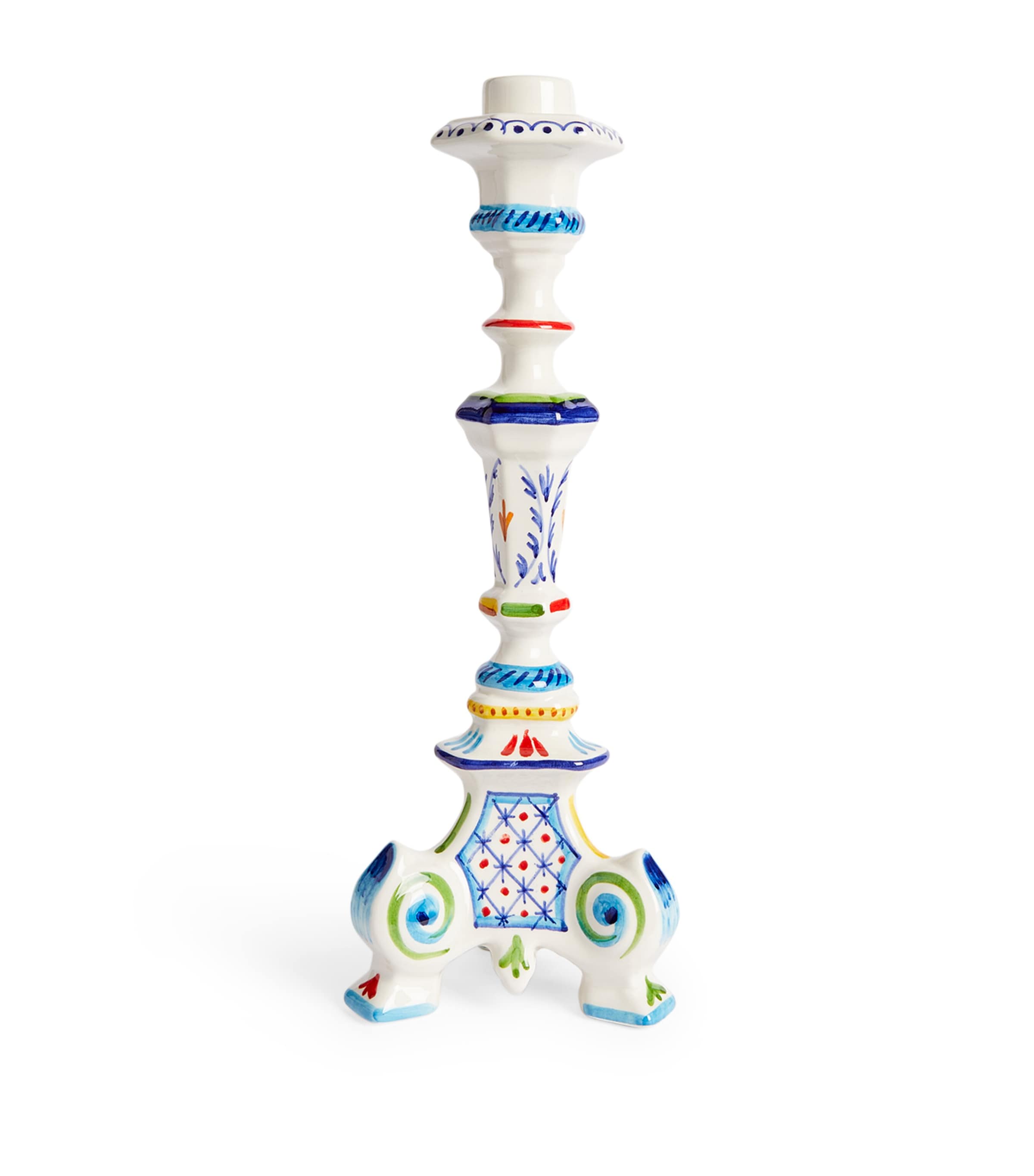 Les-ottomans Turquerie Candlestick Holder In Blue