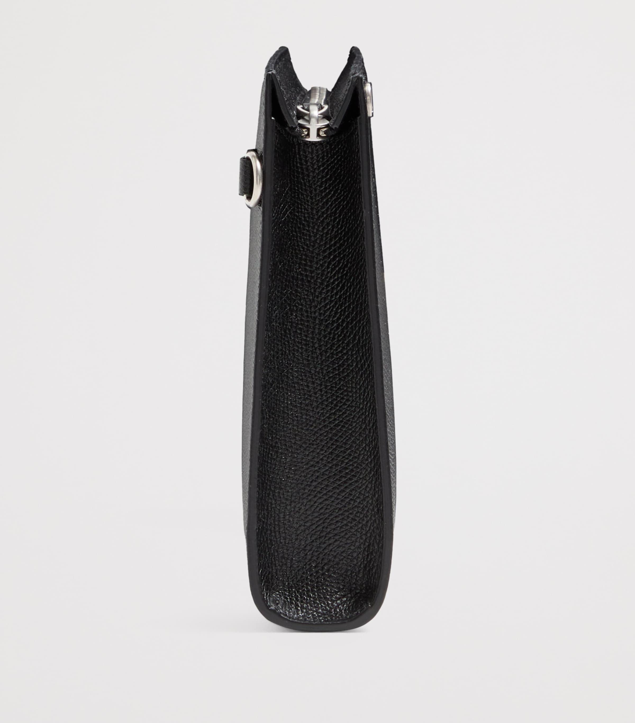 Medium Leather VLogo Signature Pouch 0NO Image 6