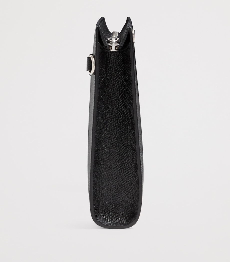 Medium Leather VLogo Signature Pouch 0NO Image 6