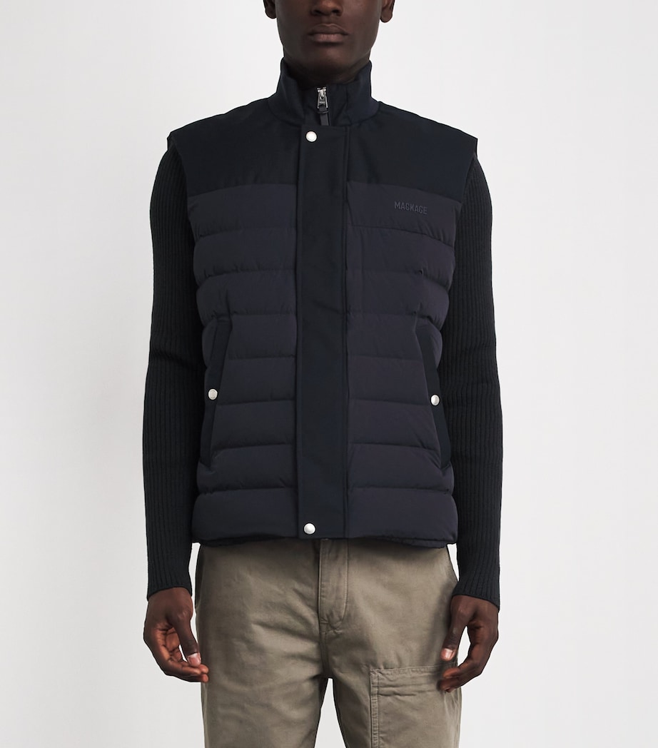 Down Brody Gilet NAVY A Image 3