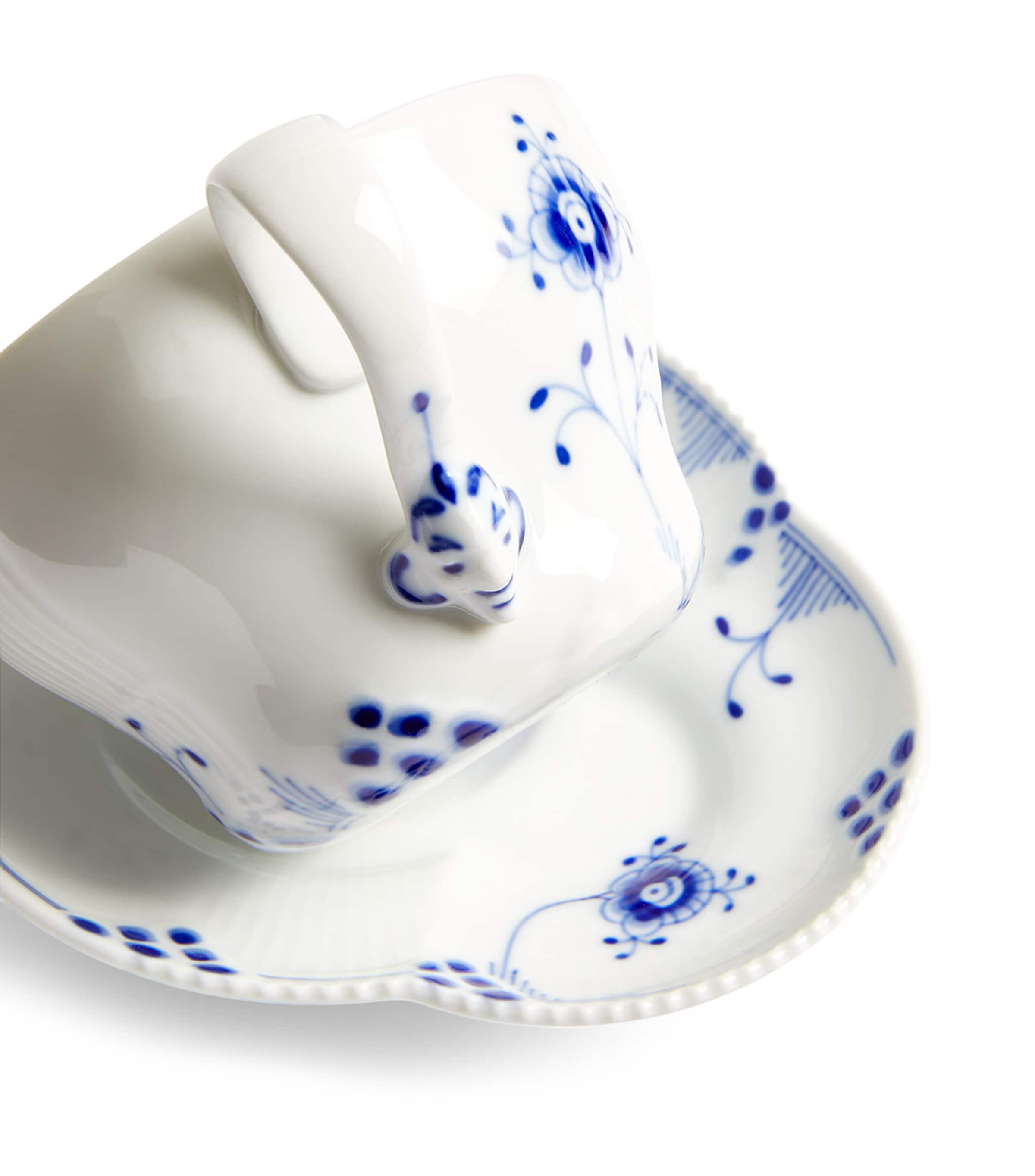 Blue Elements Teacup and Saucer BLUE Image 2