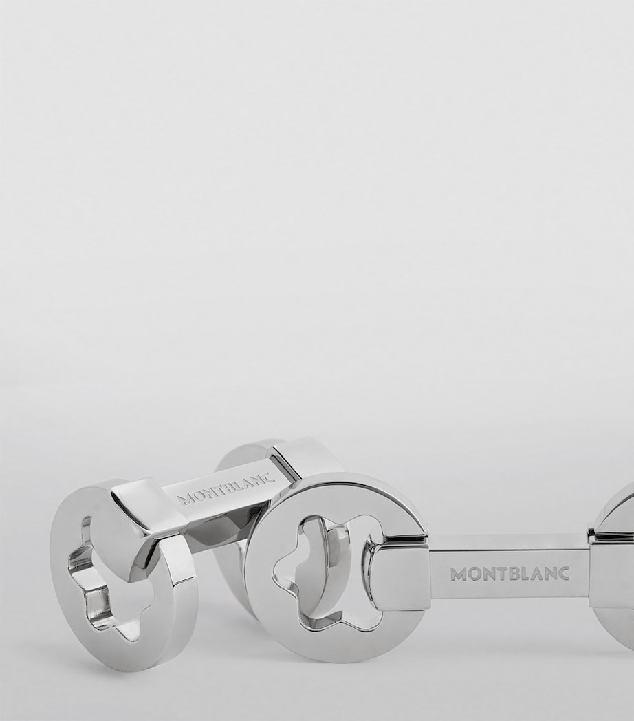 Montblanc Stainless Steel Heritage Cufflinks Silver Image 7