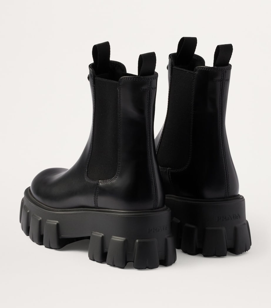 Leather Monolith Ankle Boots 55 F0002 Image 4