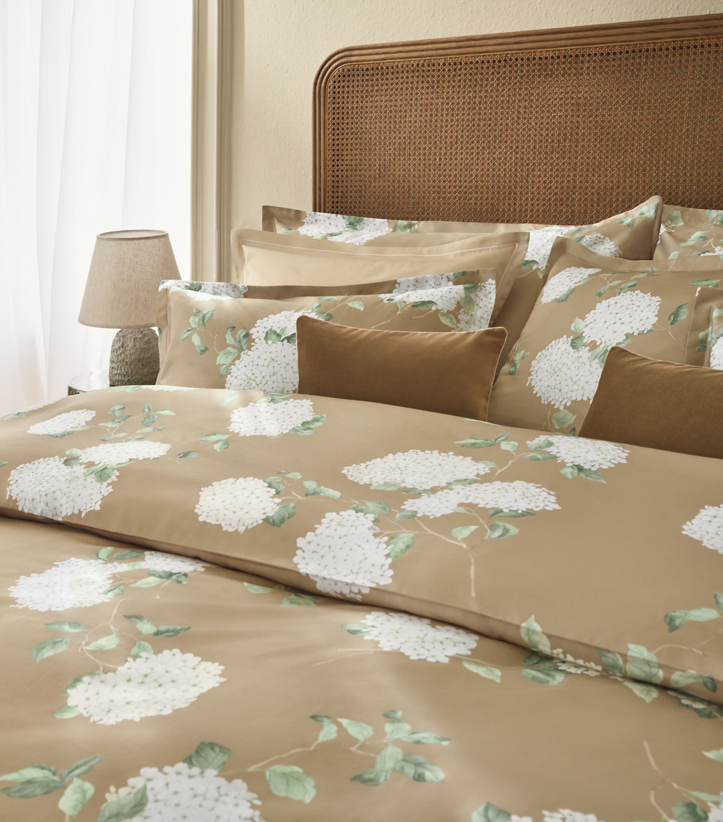 Schlossberg Hortensia King Oxford Pillowcase (50cm x 90cm) Miel Image 3