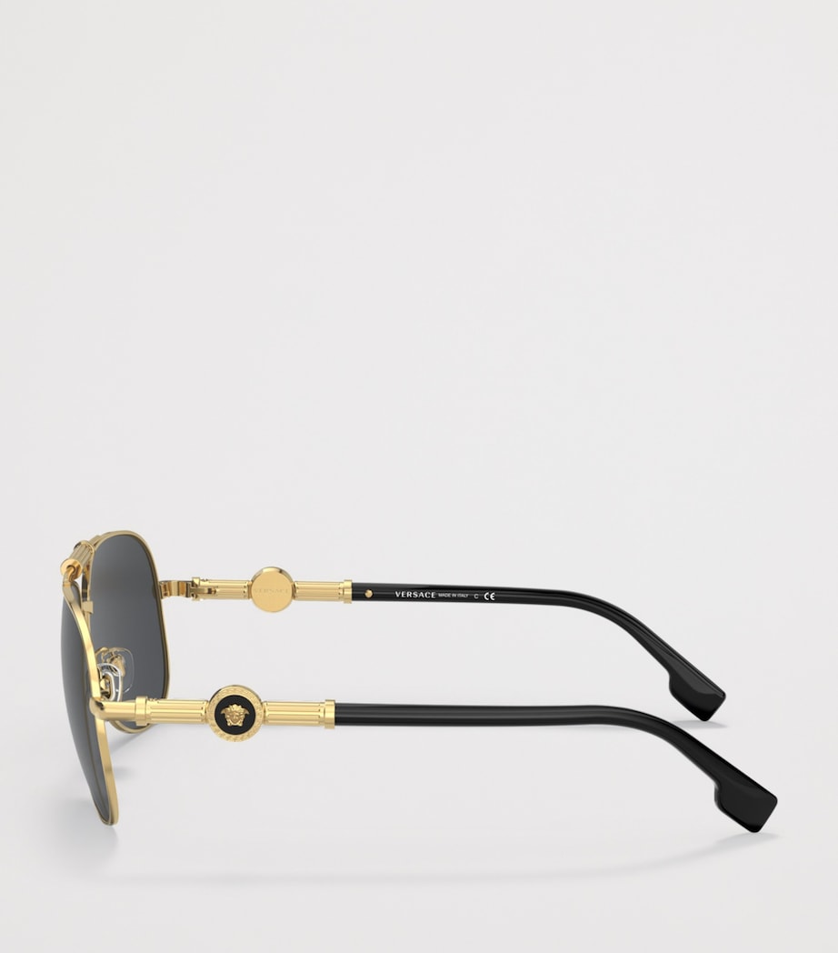 Versace Metal VE2236 Pilot Sunglasses Image 3