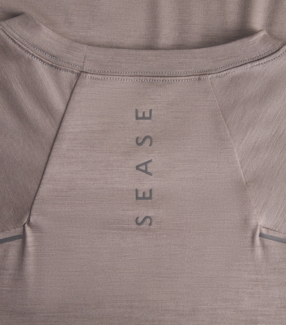 Sease Mens Virgin Wool Long-Sleeve T-Shirt Wombat Image 6