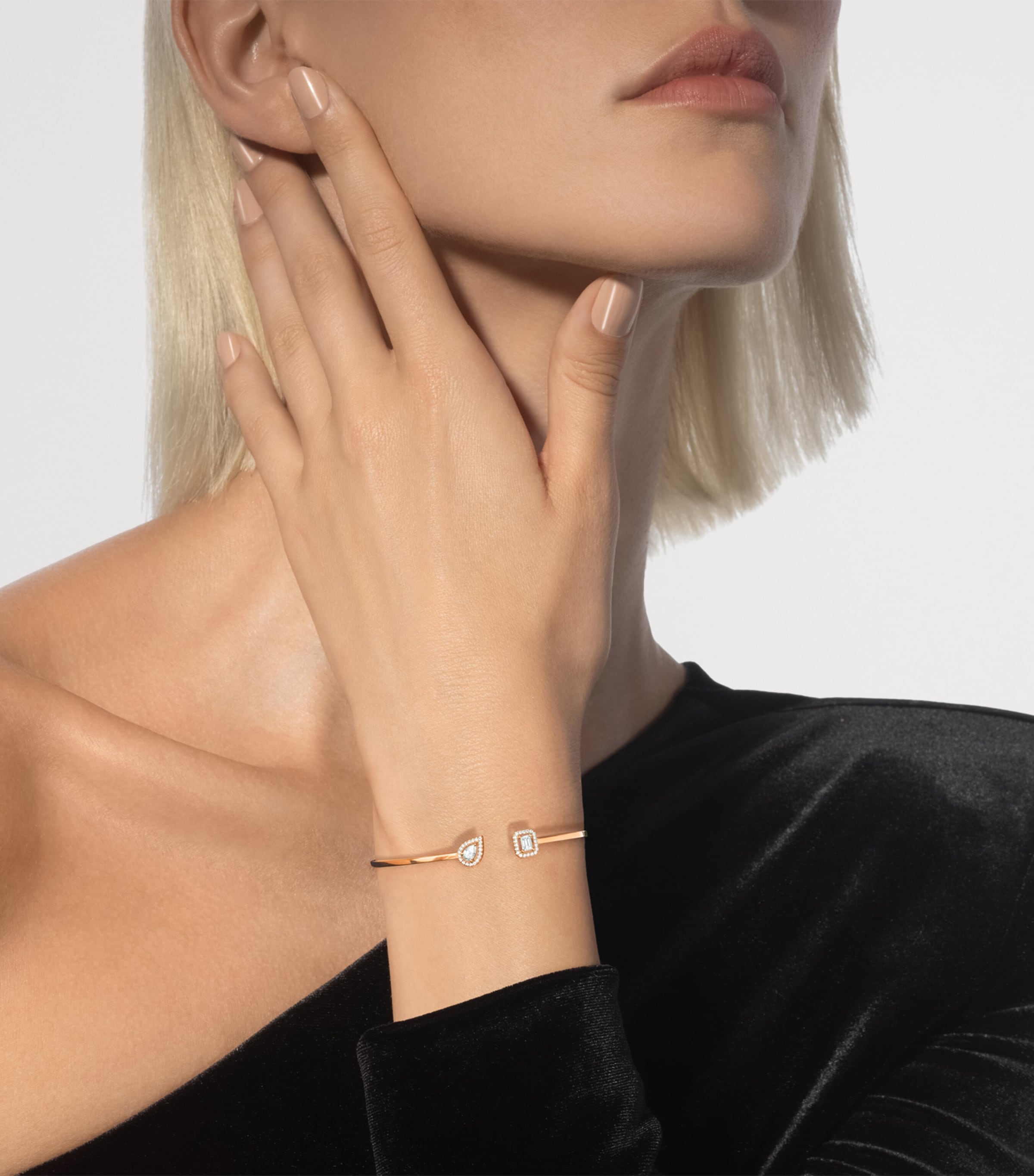 Messika My Twin Yellow Gold and Diamond Bangle (0.35ct) Yellow Gold Image 2