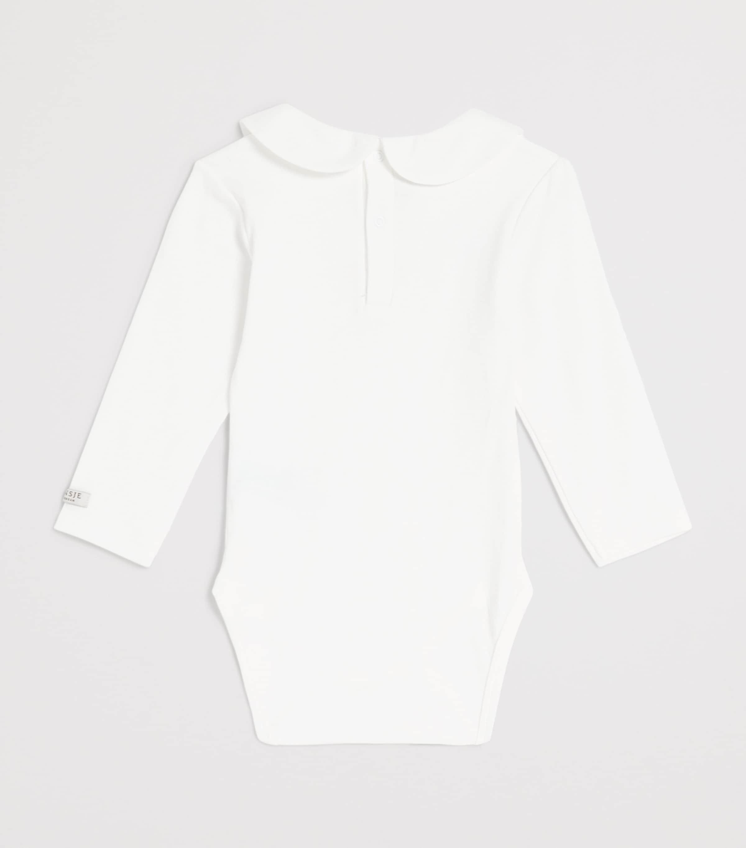 Organic Cotton Bunny Davo Bodysuit (0-24 Months) 00002OFF WHITE Image 2