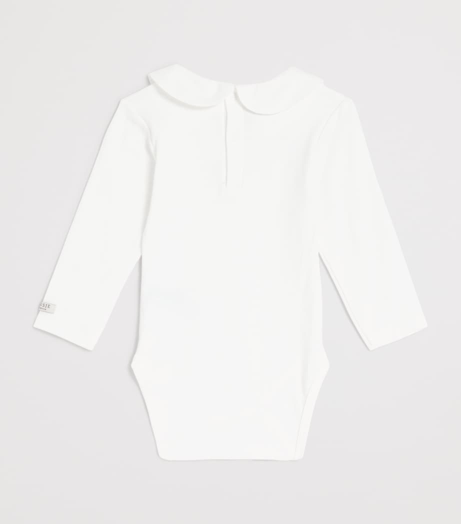 Organic Cotton Bunny Davo Bodysuit (0-24 Months) 00002OFF WHITE Image 2