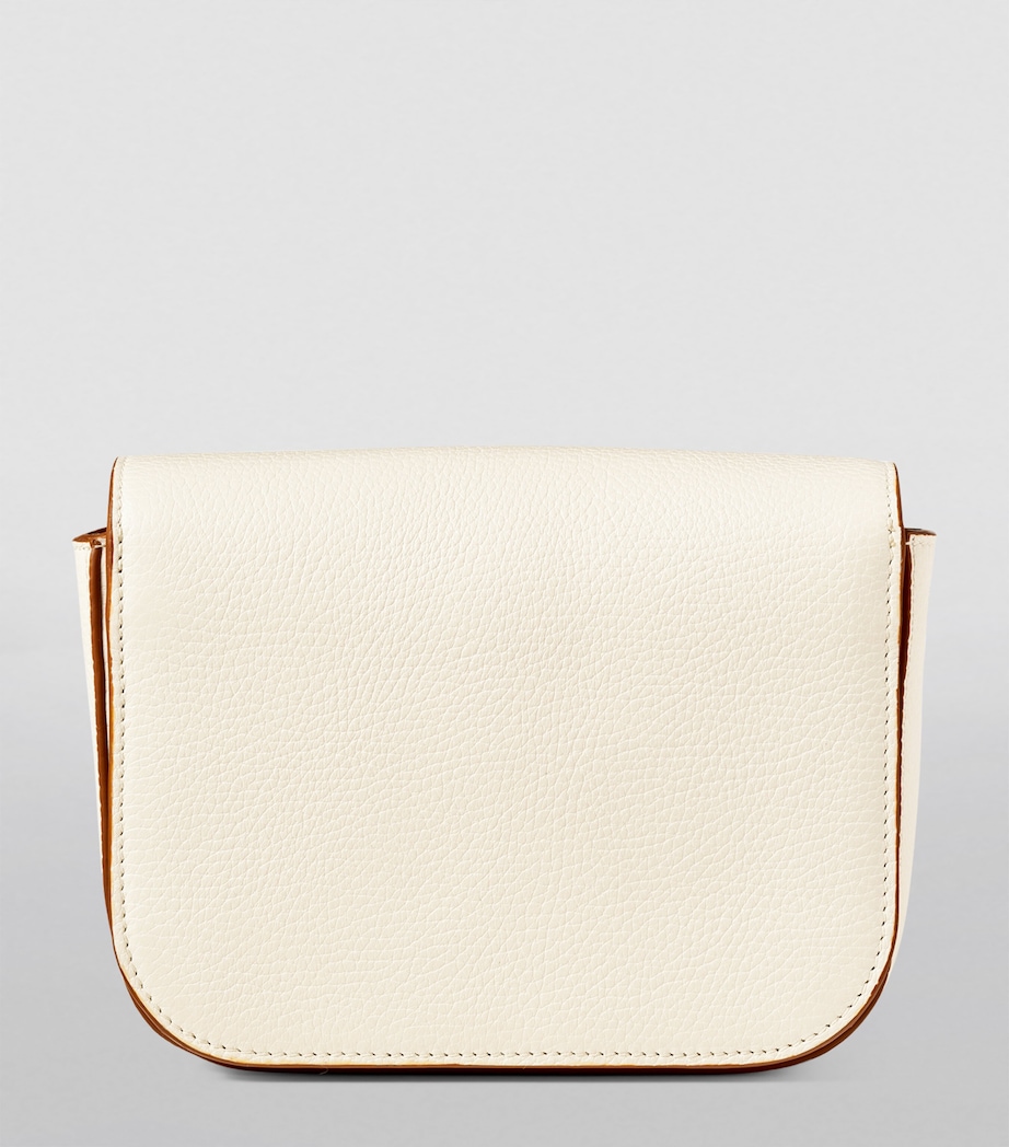 Leather Ella Cross-Body Bag IVORY Image 4