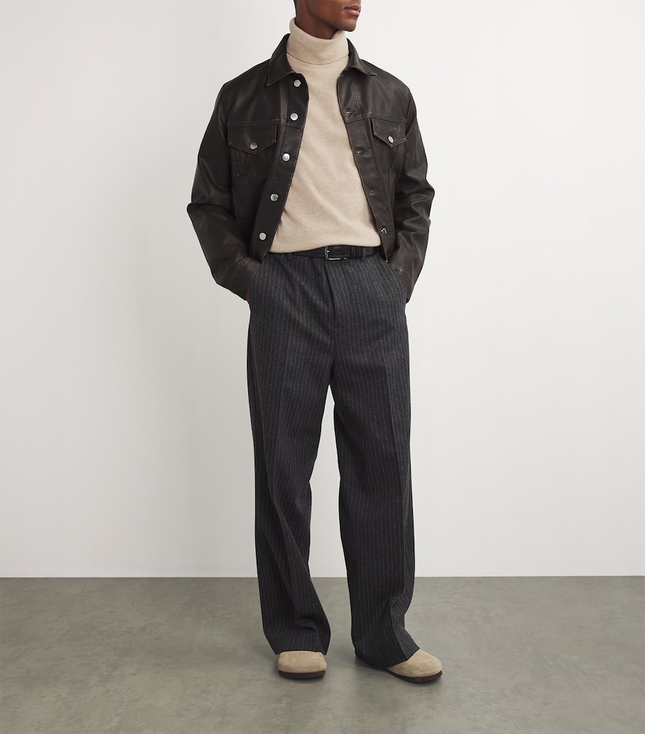 Cashmere Rollneck Sweater DARK MEDIUM DYED Image 2