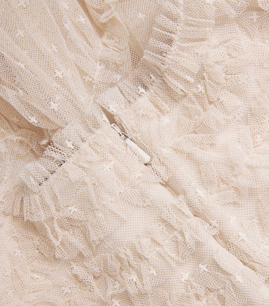 Tulle Ruffled Aviana Dress (4-12 Years) OYS Image 3