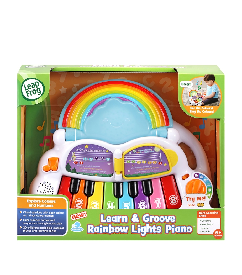 Learn and Groove Rainbow Lights Piano MULTI Image 1
