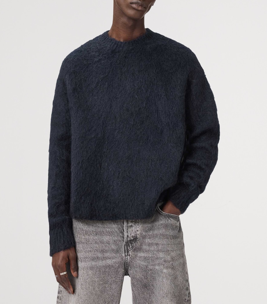 Oversized Brushed Coby Sweater INK BLUE Image 7