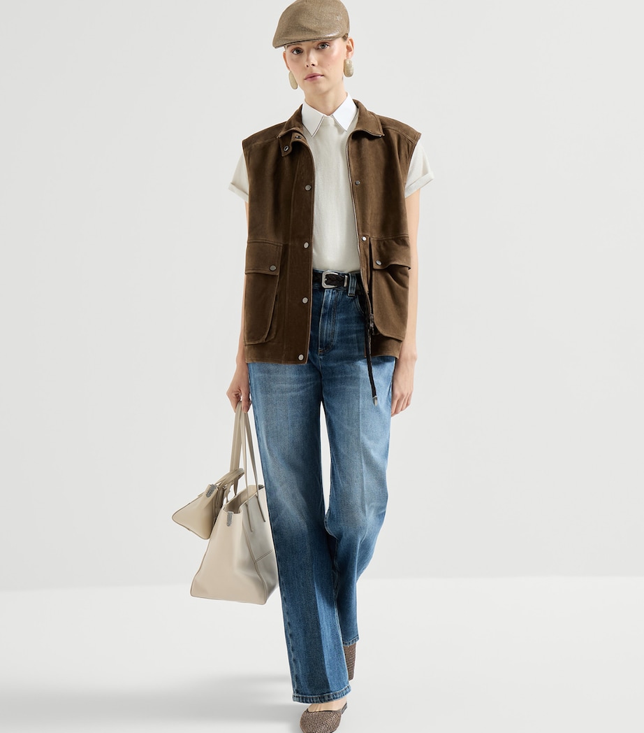Brunello Cucinelli Womens Straight Jeans Image 2