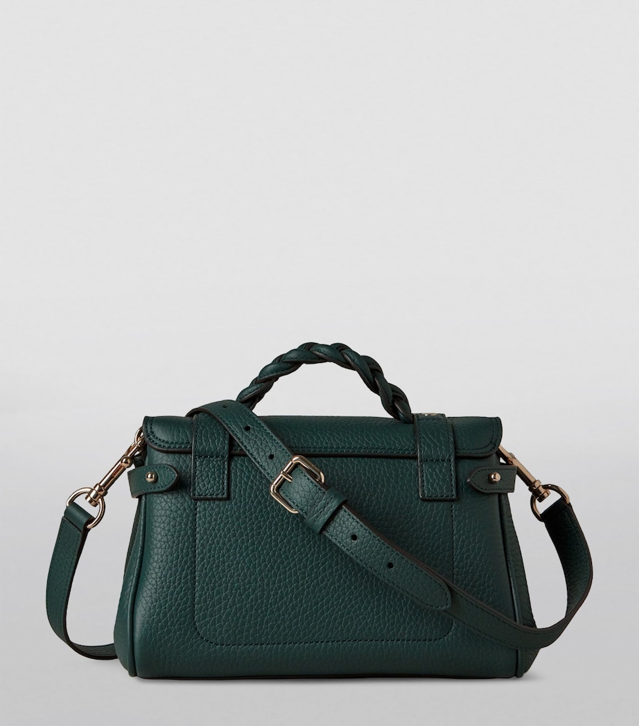Mini Leather Alexa Cross-Body Bag MULBERRY GREEN Image 4