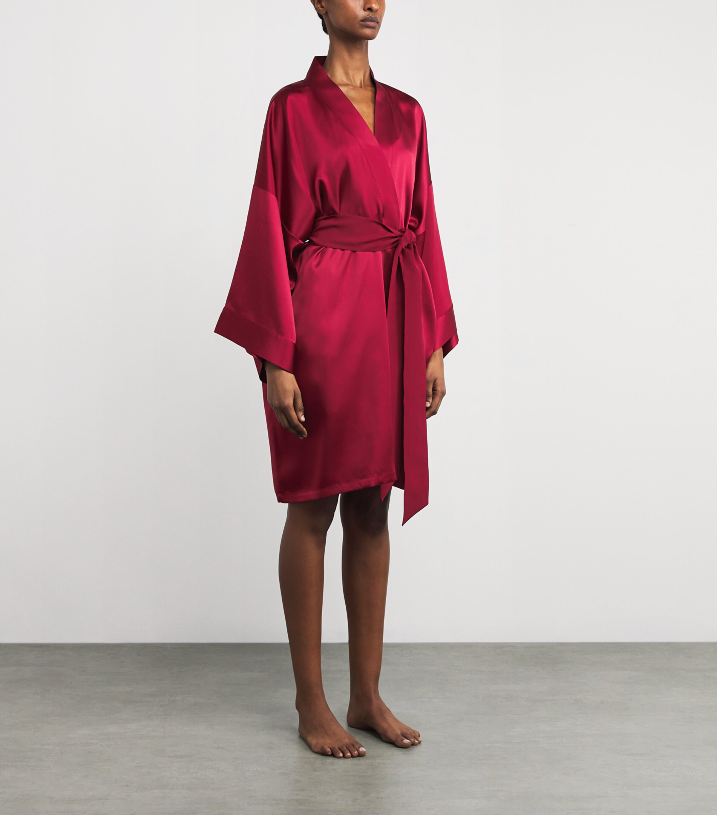 Silk Mimi Robe RUSSET Image 3