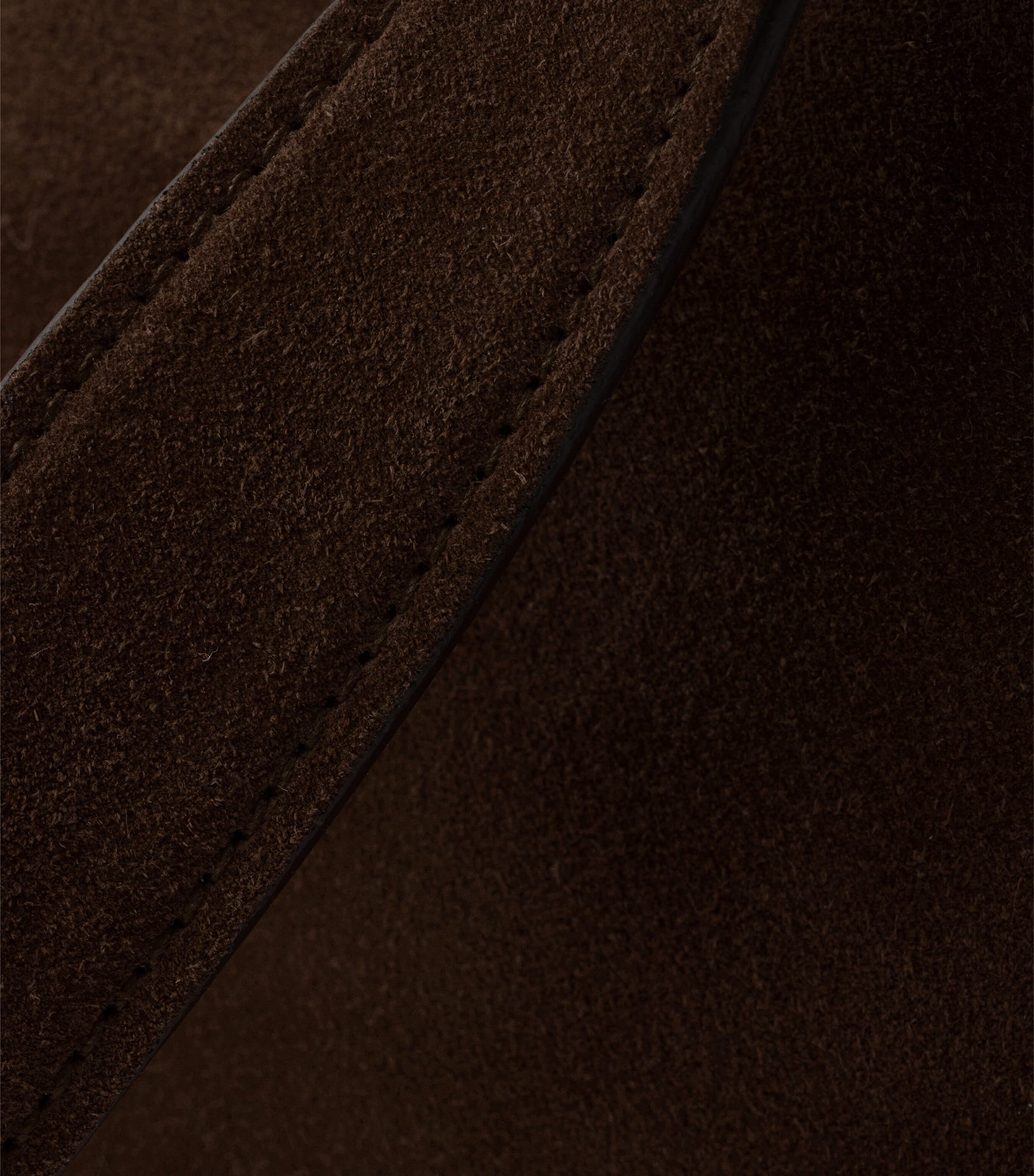 Prada Womens Medium Suede Aimée Shoulder Bag Brown Image 5