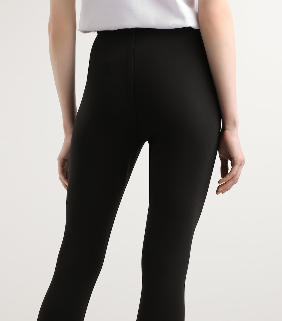 Silk Skinny Trousers N0000-BLACK Image 4