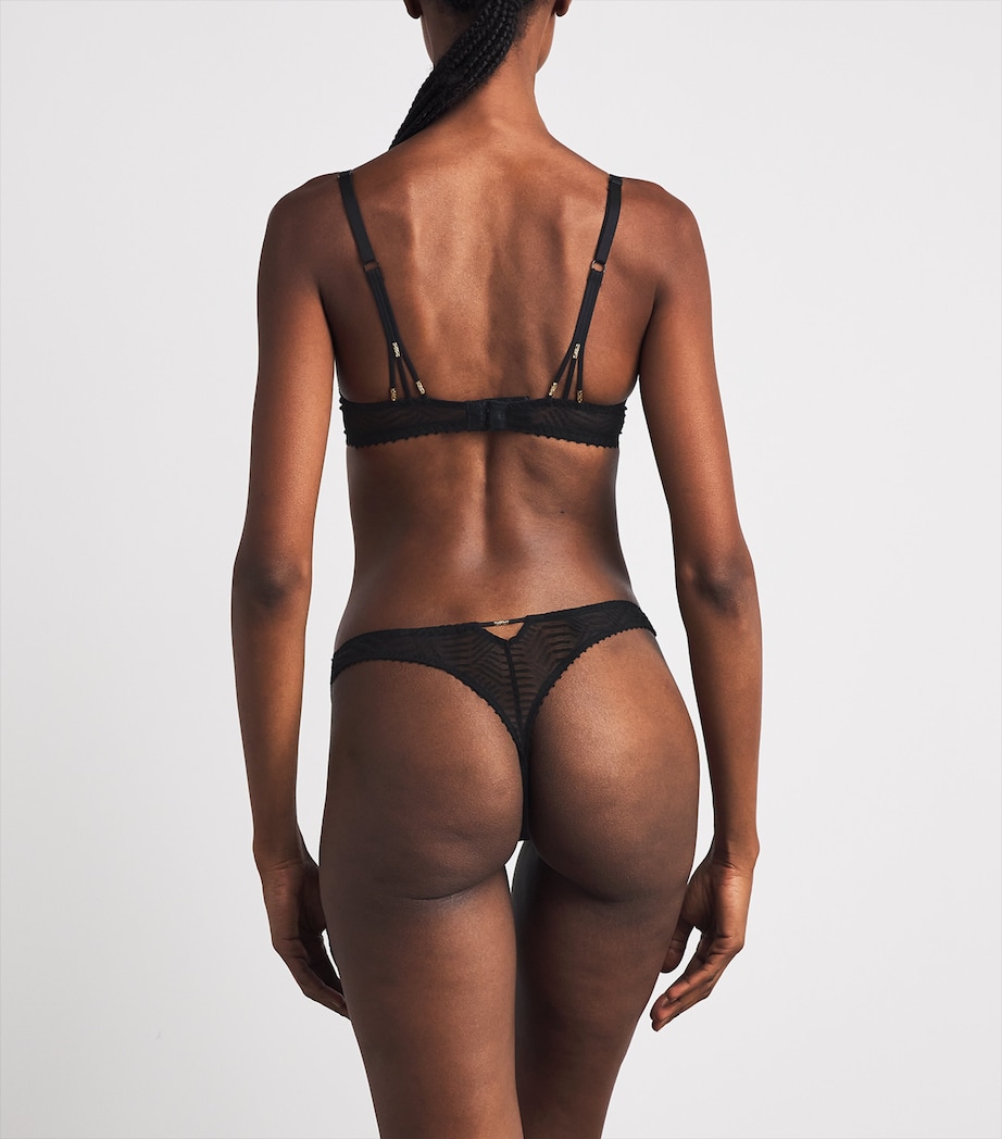 Aubade Womens Vibes Tanga Black Image 3