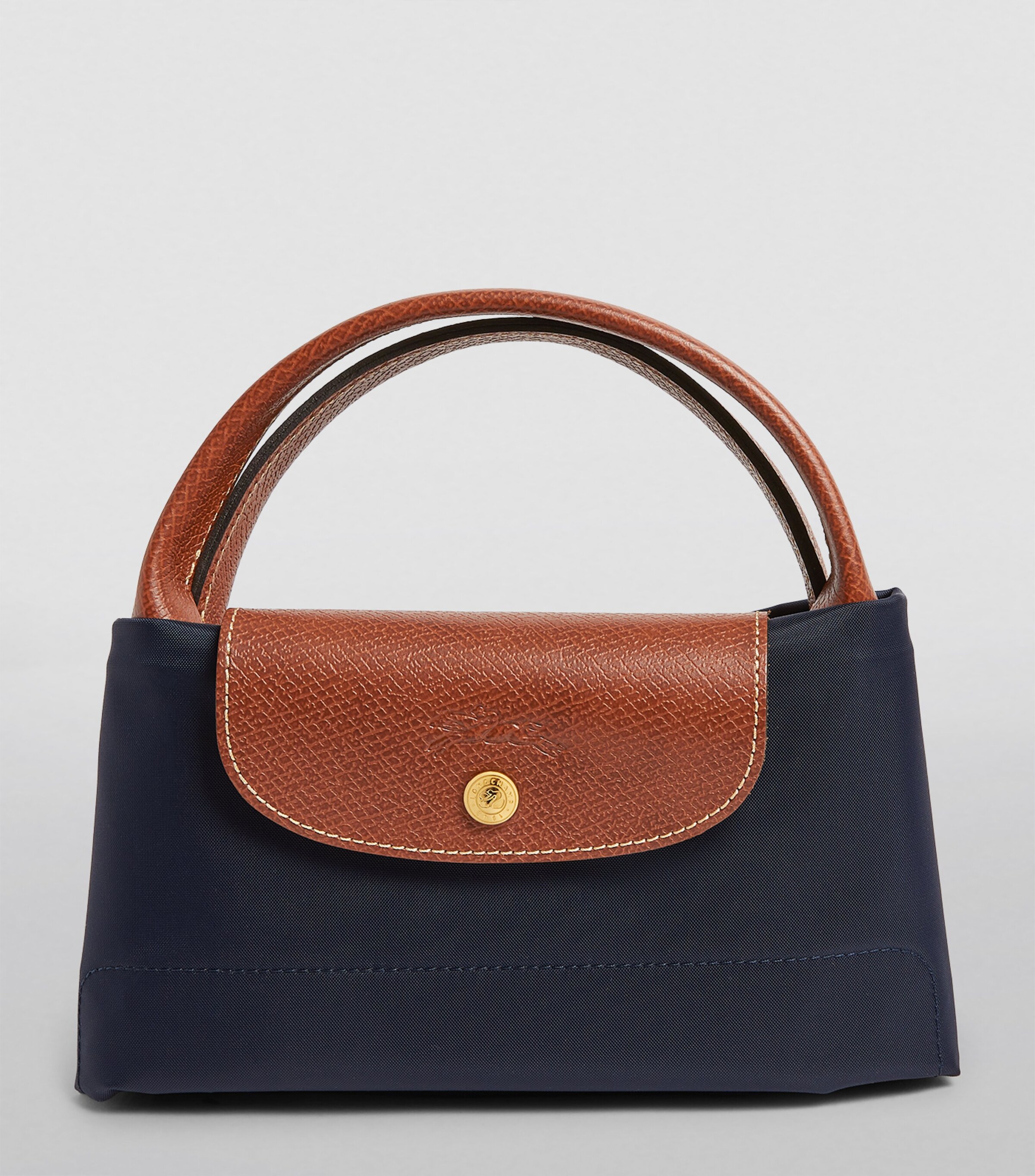 Small Le Pliage Original Travel Bag P68 NAVY Image 8