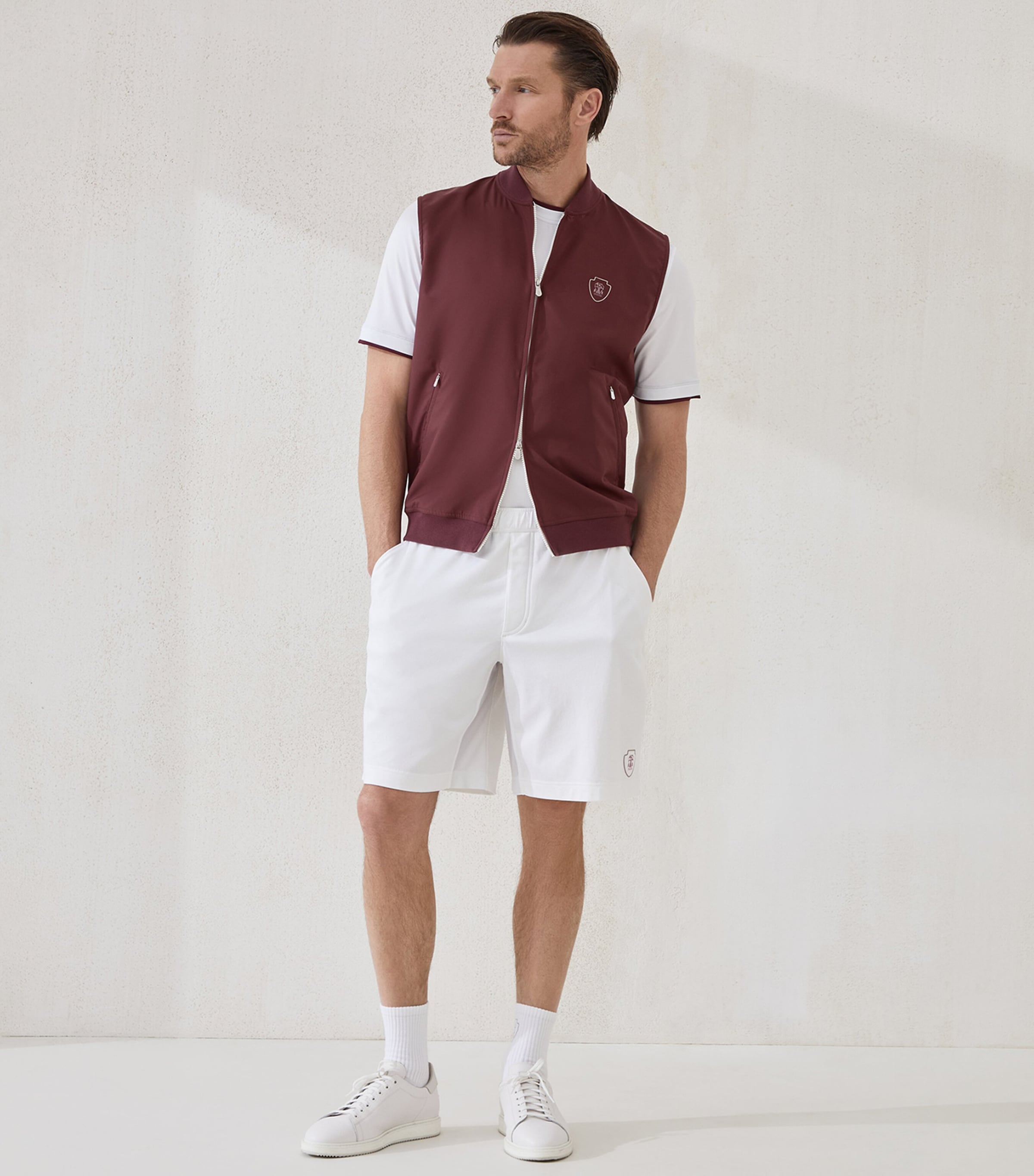 Cotton Logo Bermuda Shorts CTA36 Image 3