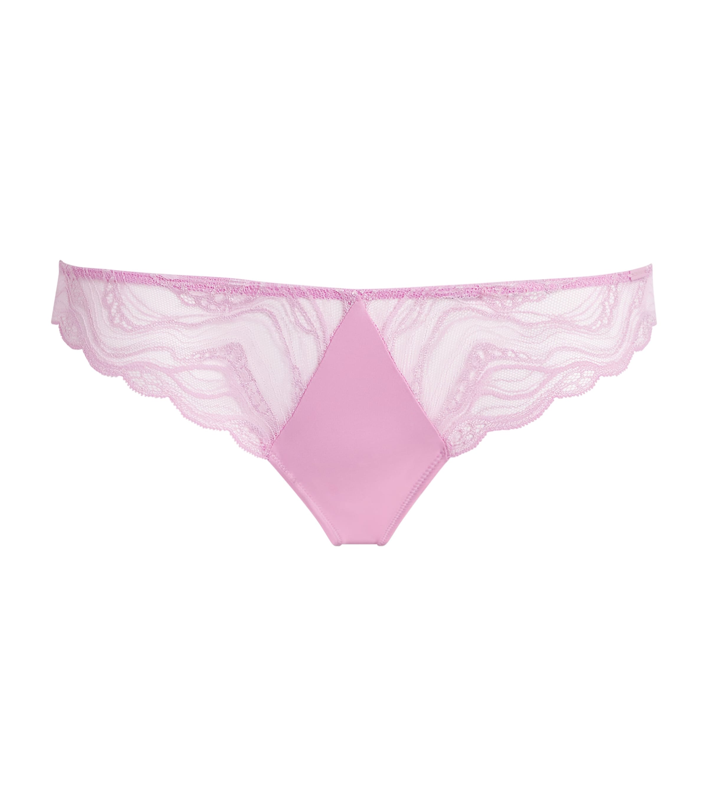 Lace Sensual Stretch Thong PINK ESSENCE Image 1