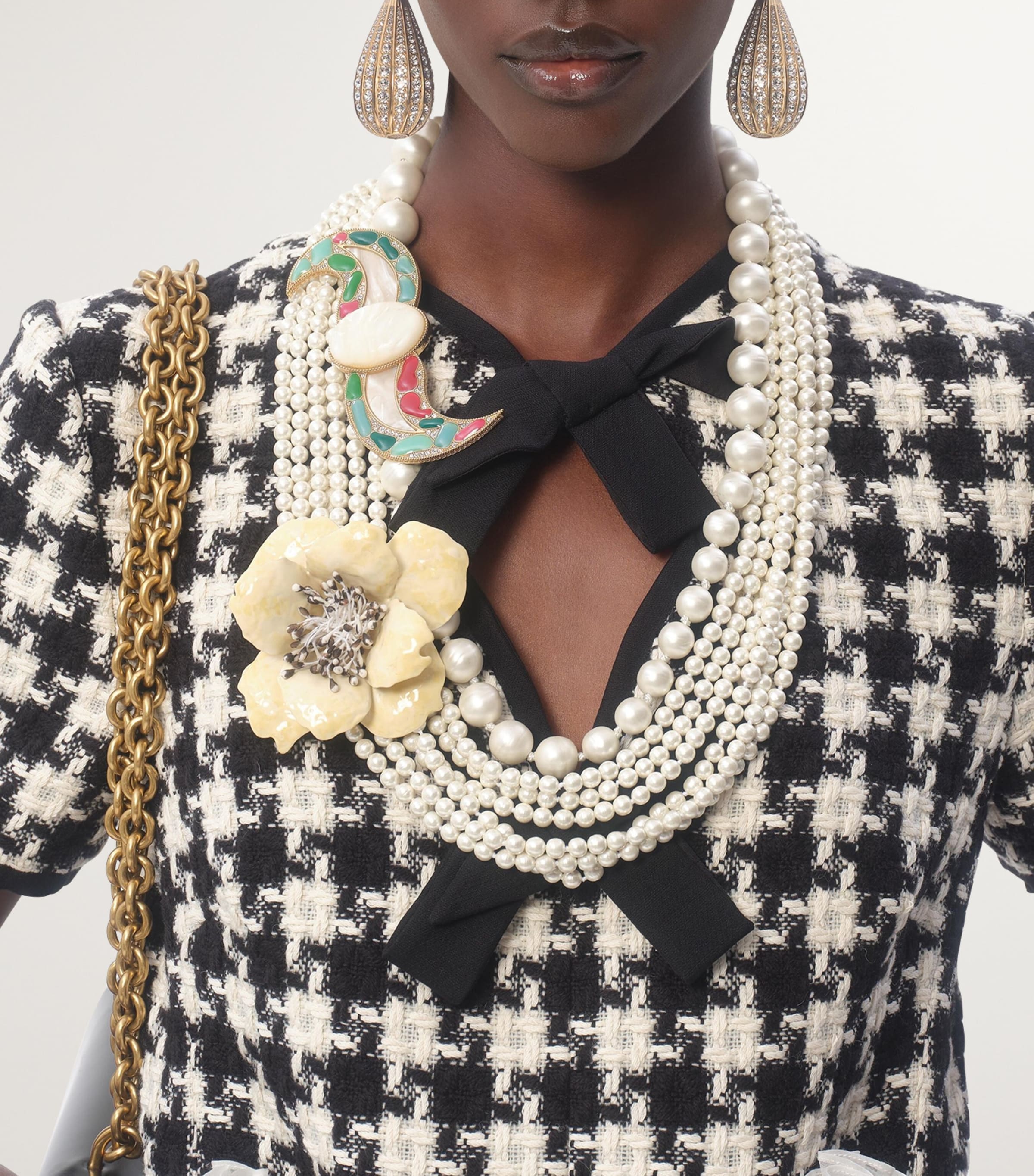 Houndstooth Mini Dress 0AN Image 9