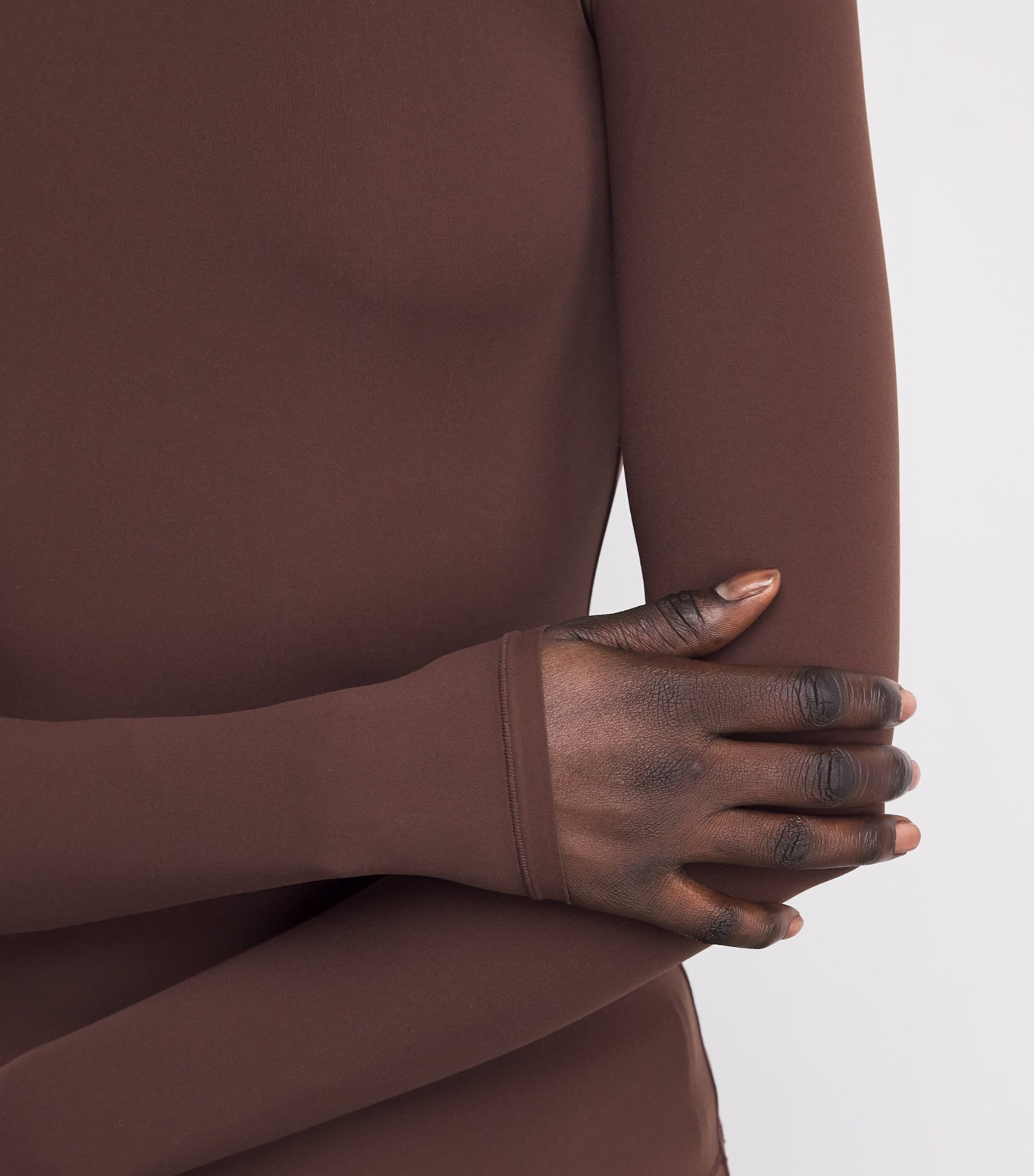 Fits Everyone Rollneck Top COCOA Image 6