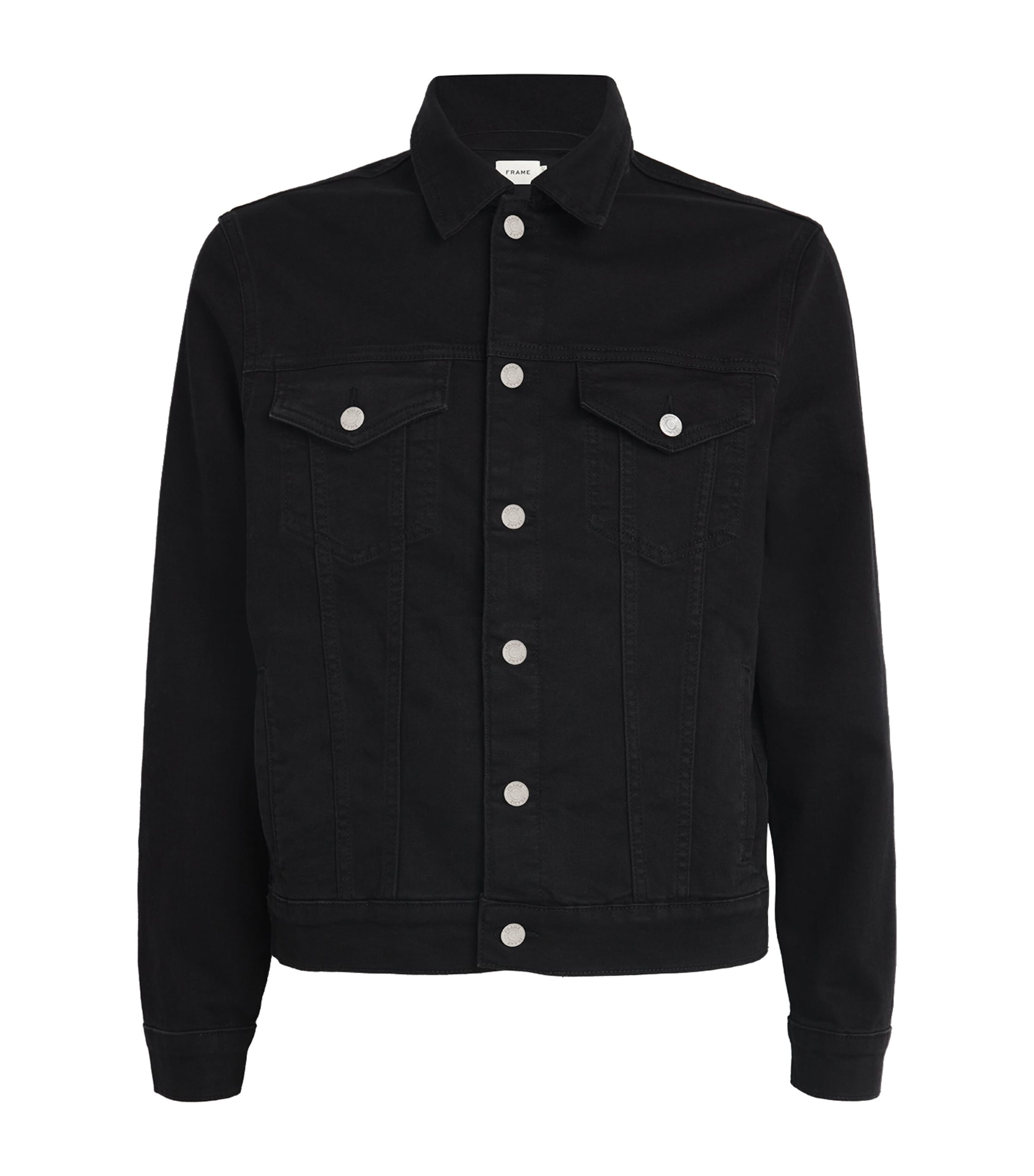 Frame Heritage Denim Jacket In Black