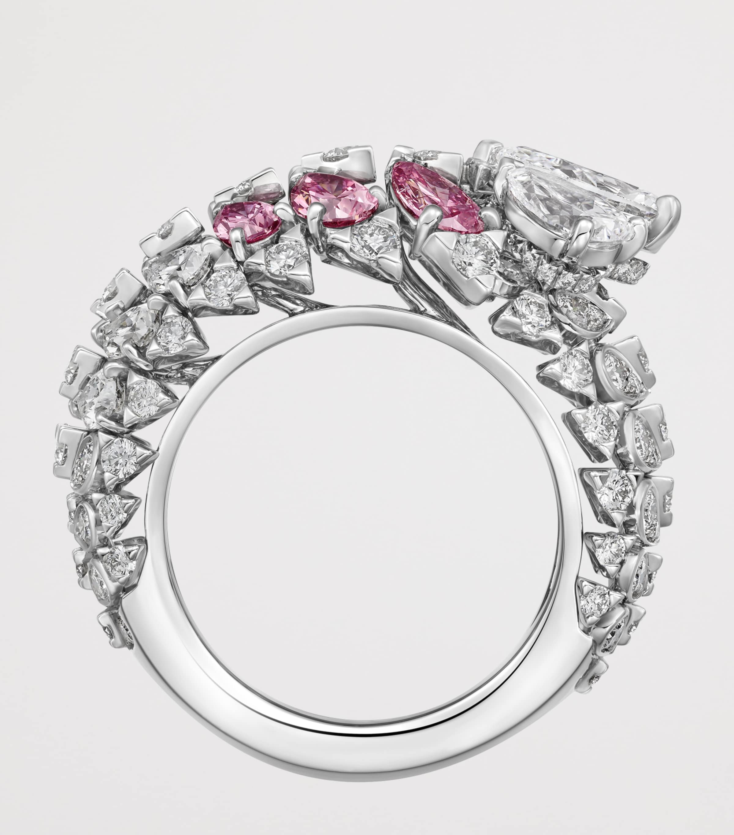 Cartier Platinum and Diamond Auralis Ring Platinum Image 2