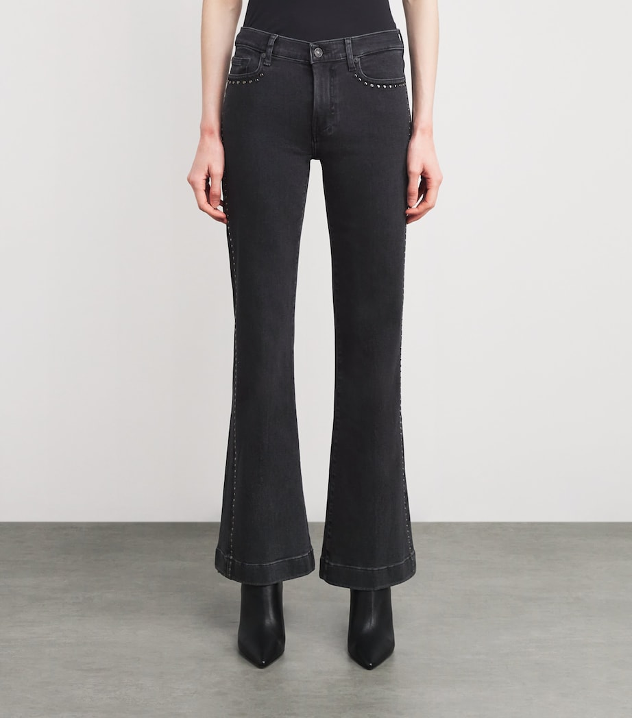 Studded Tailorless Dojo Flared Jeans ESCAPE WITH STU Image 3