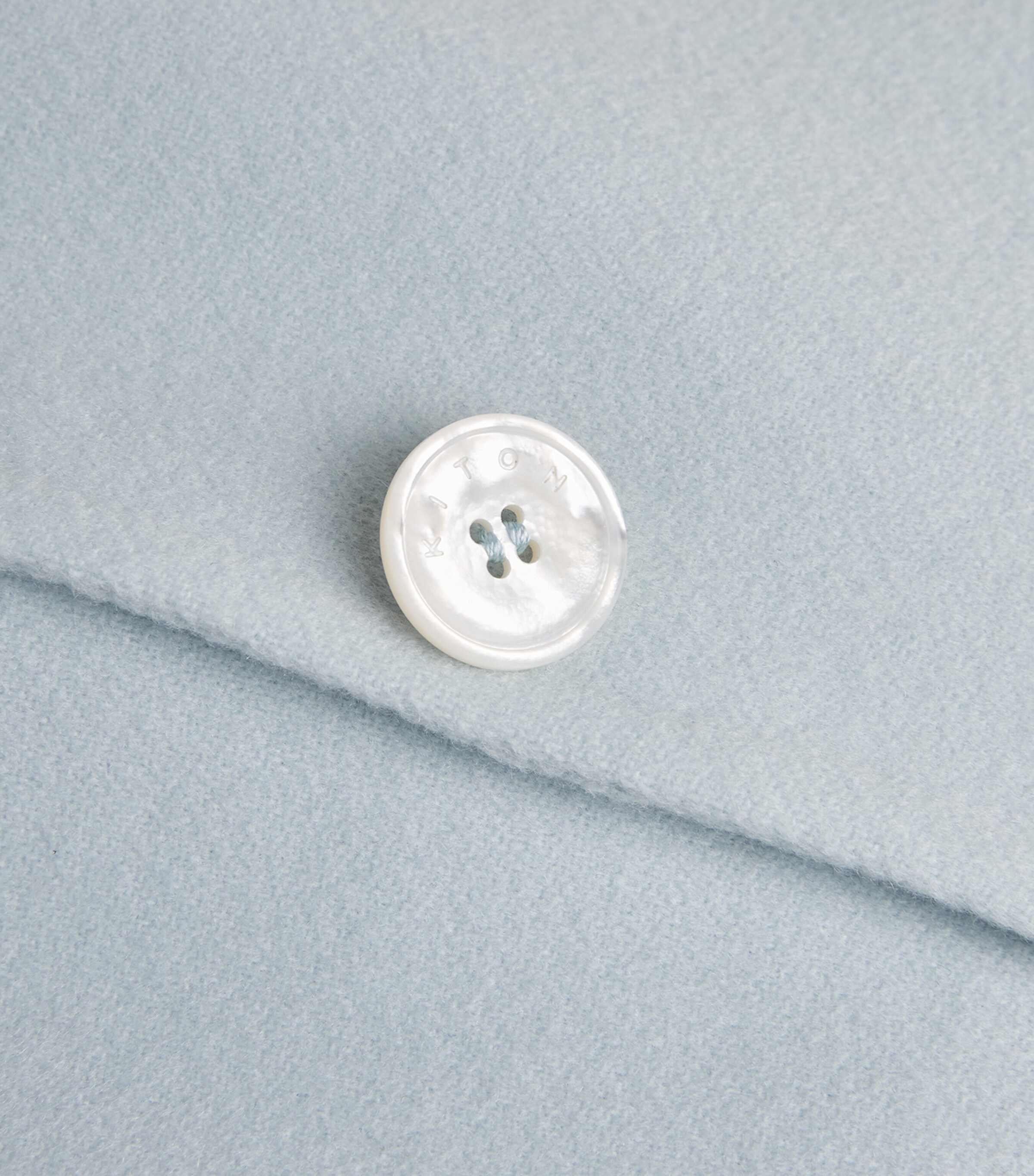 Cashmere Coat SKY BLUE Image 5