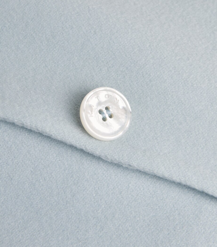 Cashmere Coat SKY BLUE Image 5