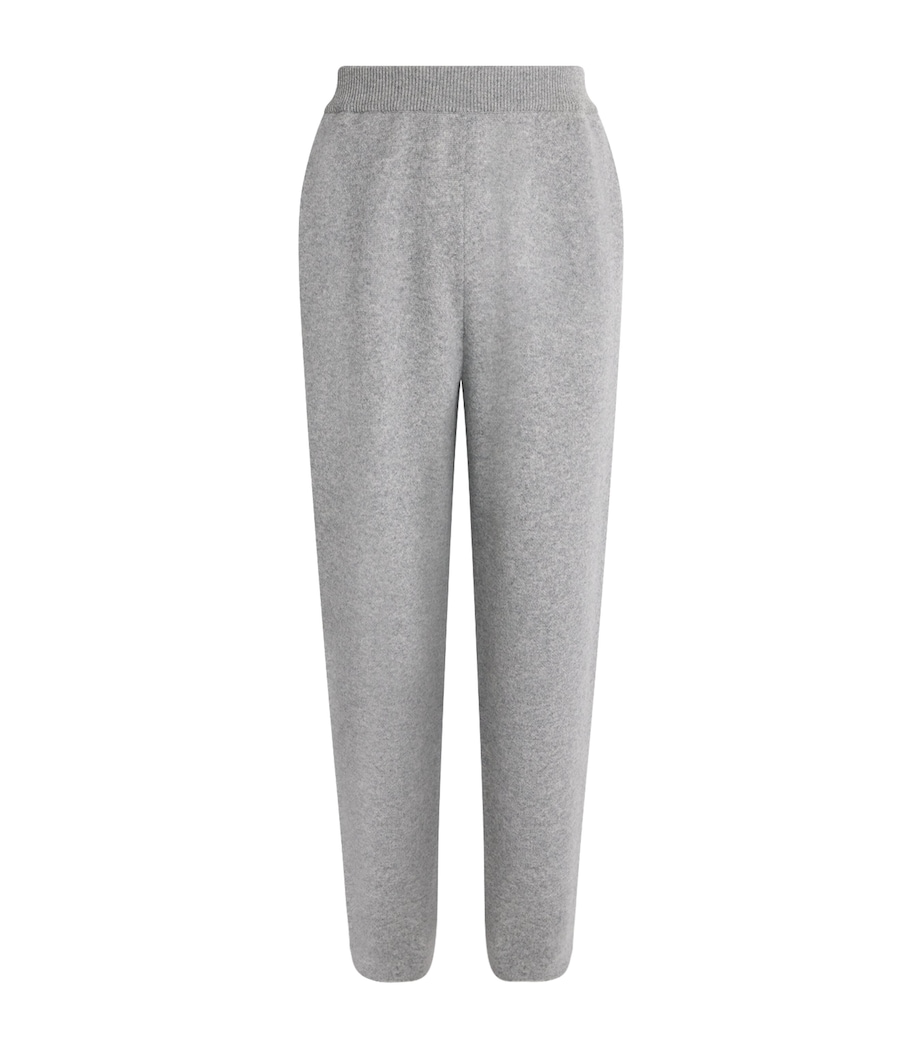Cashmere-Wool Relaxed Sweatpants Q25324 GREY/WHITE Image 1
