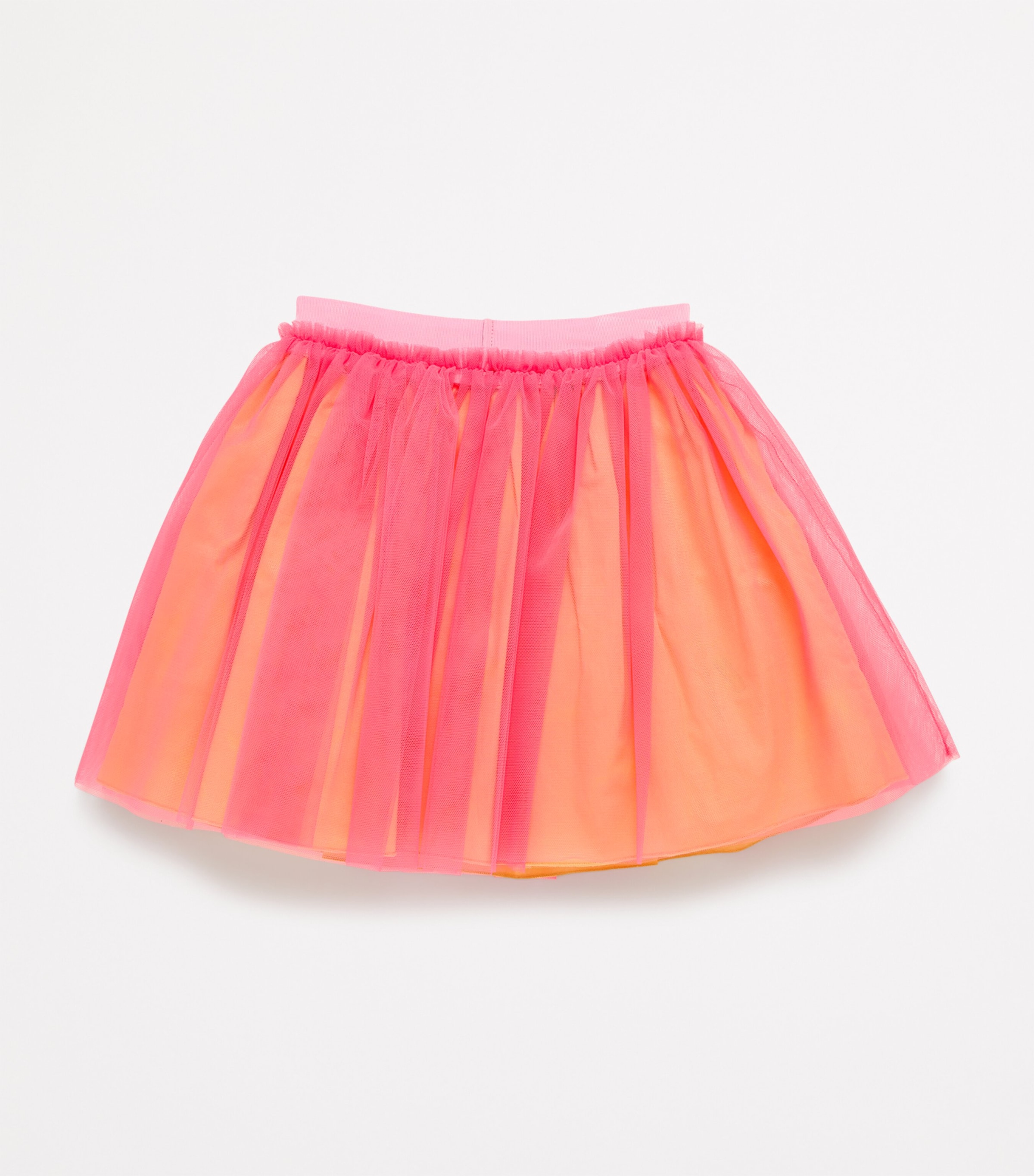 Il Gufo Tulle Tutu Skirt (3-12 Years) Anemone/papaya Image 2