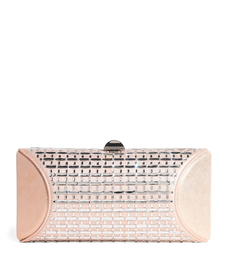 Satin Embellished Tube Plus Clutch Bag 0099 BLUSH Image 1