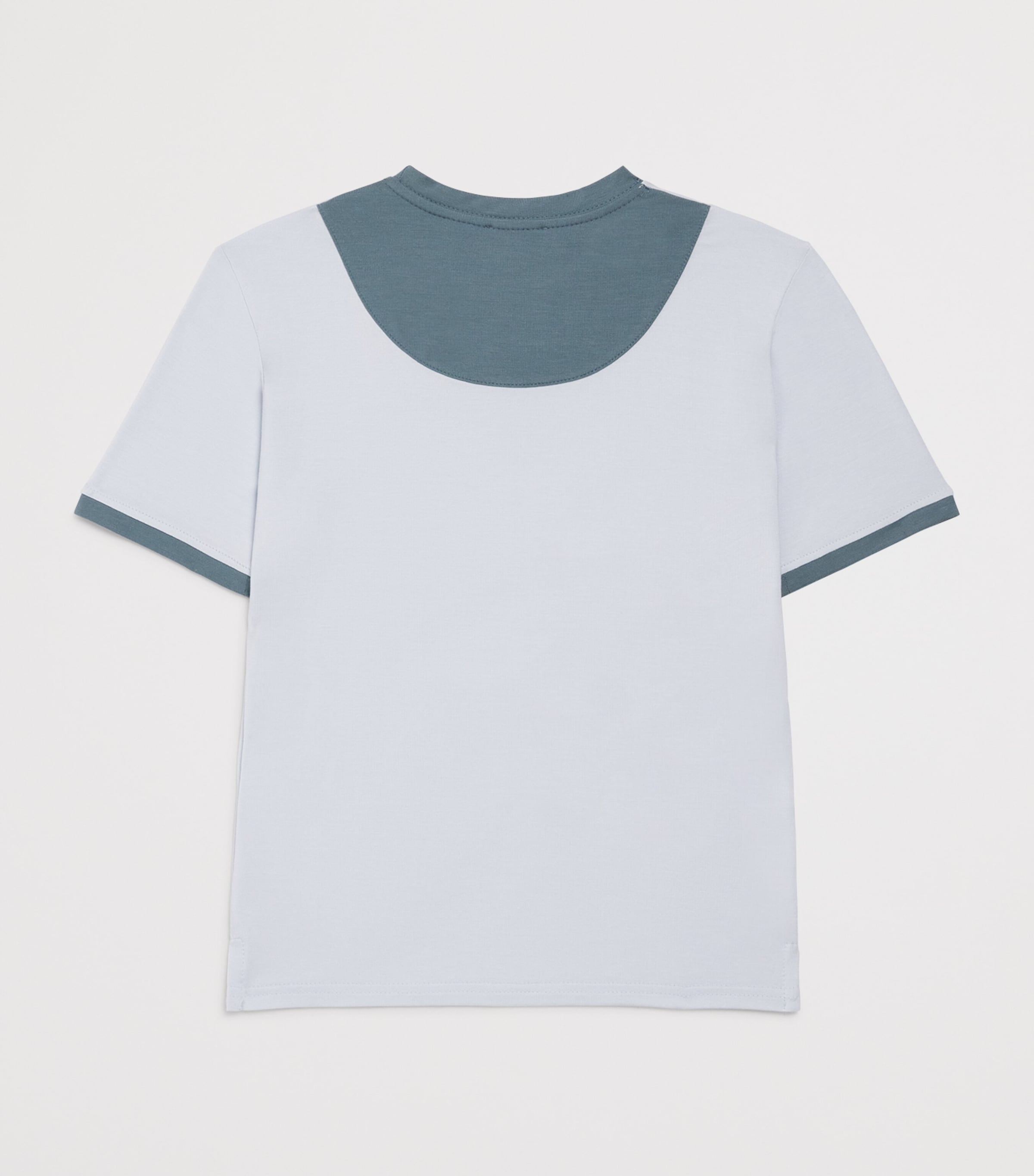 Homebody Kids Stretch-Modal Pyjama Top (4-16 Years) Pale Blue Image 2