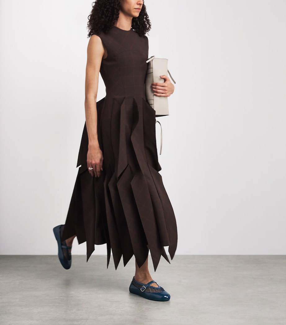 Alaïa Rubber Ballet Flats Blue Image 4