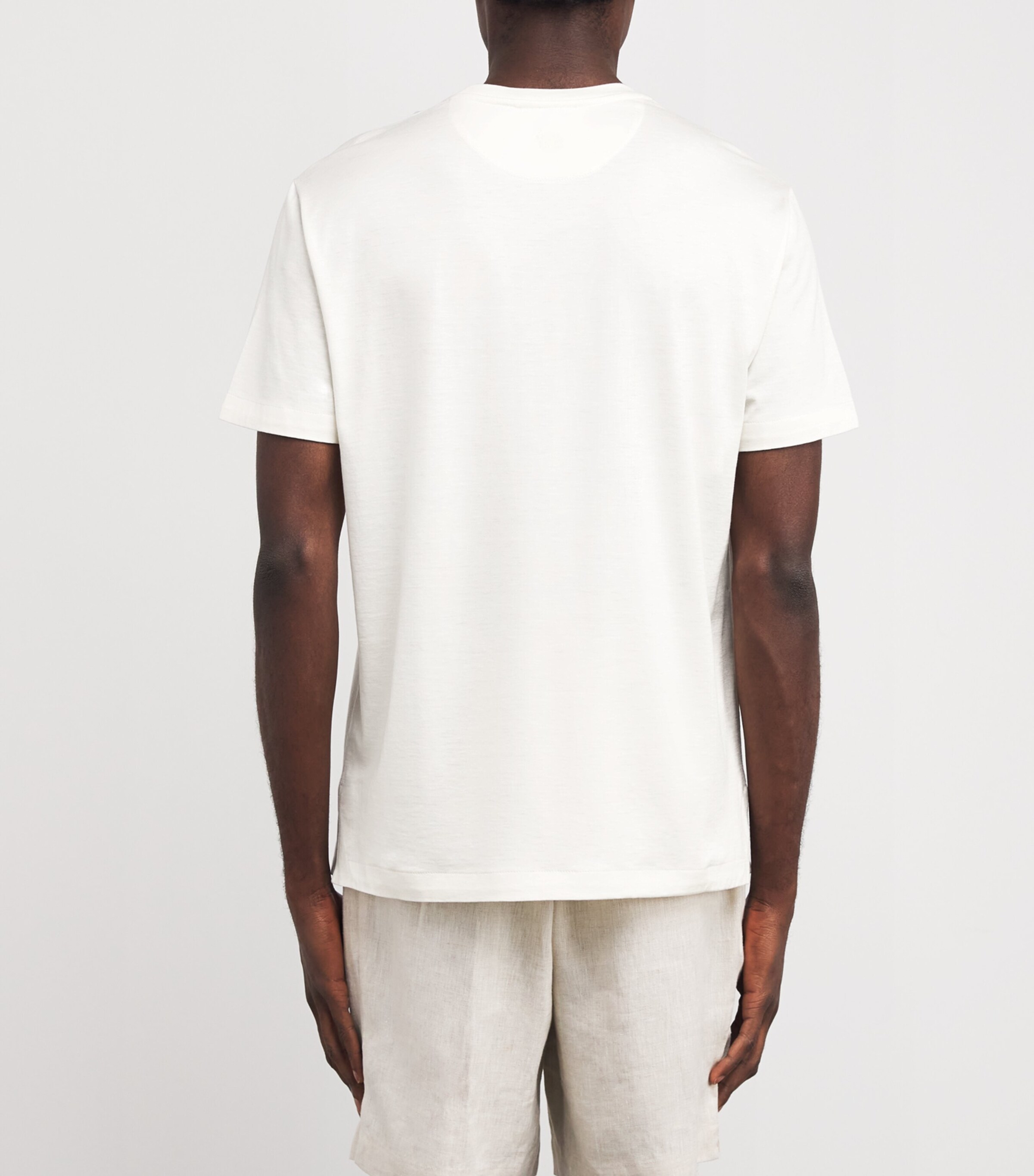 Colombo Mens Silk-Cotton T-Shirt Image 4