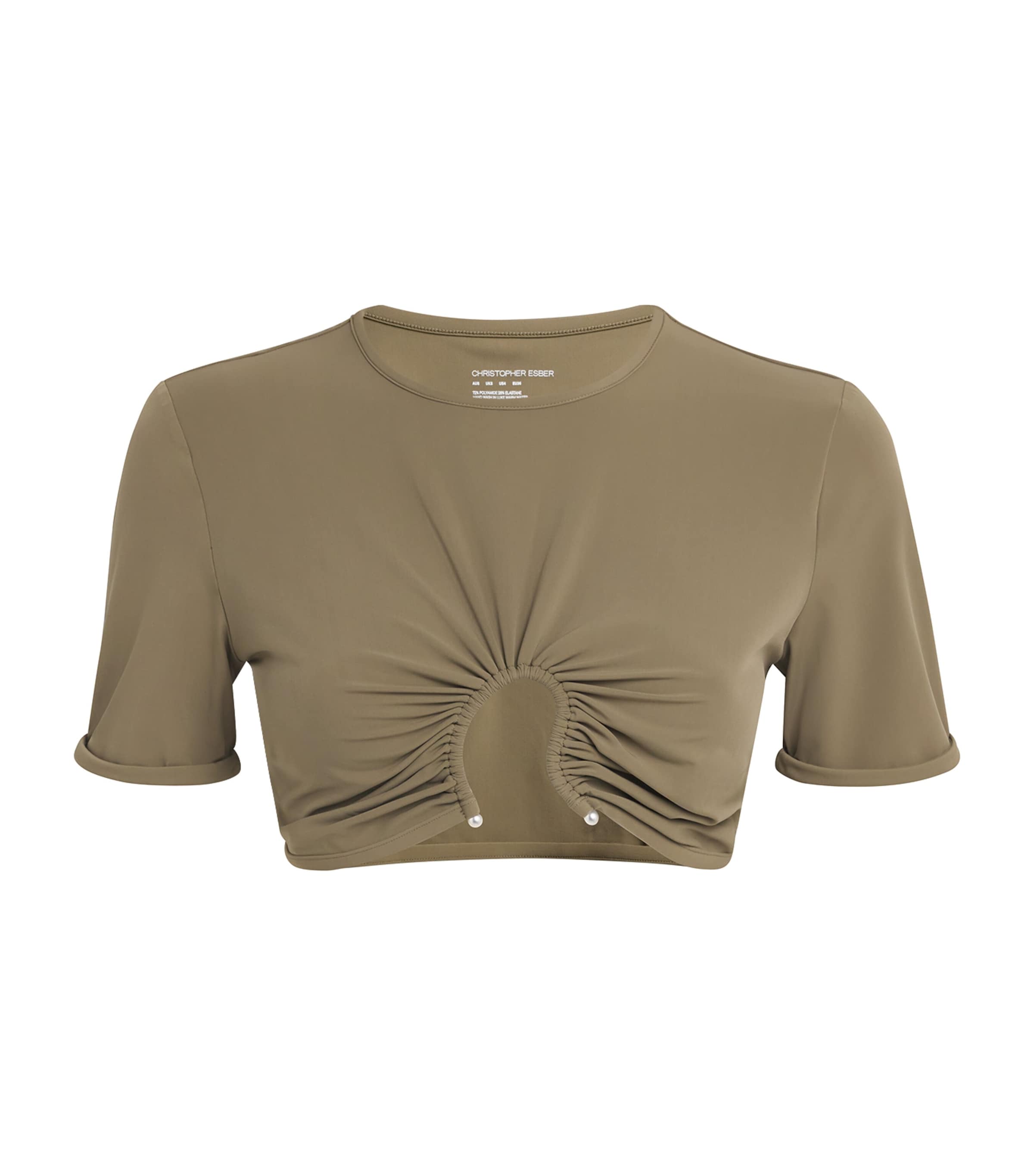 Crescent Bikini Top EUCALYPT Image 1