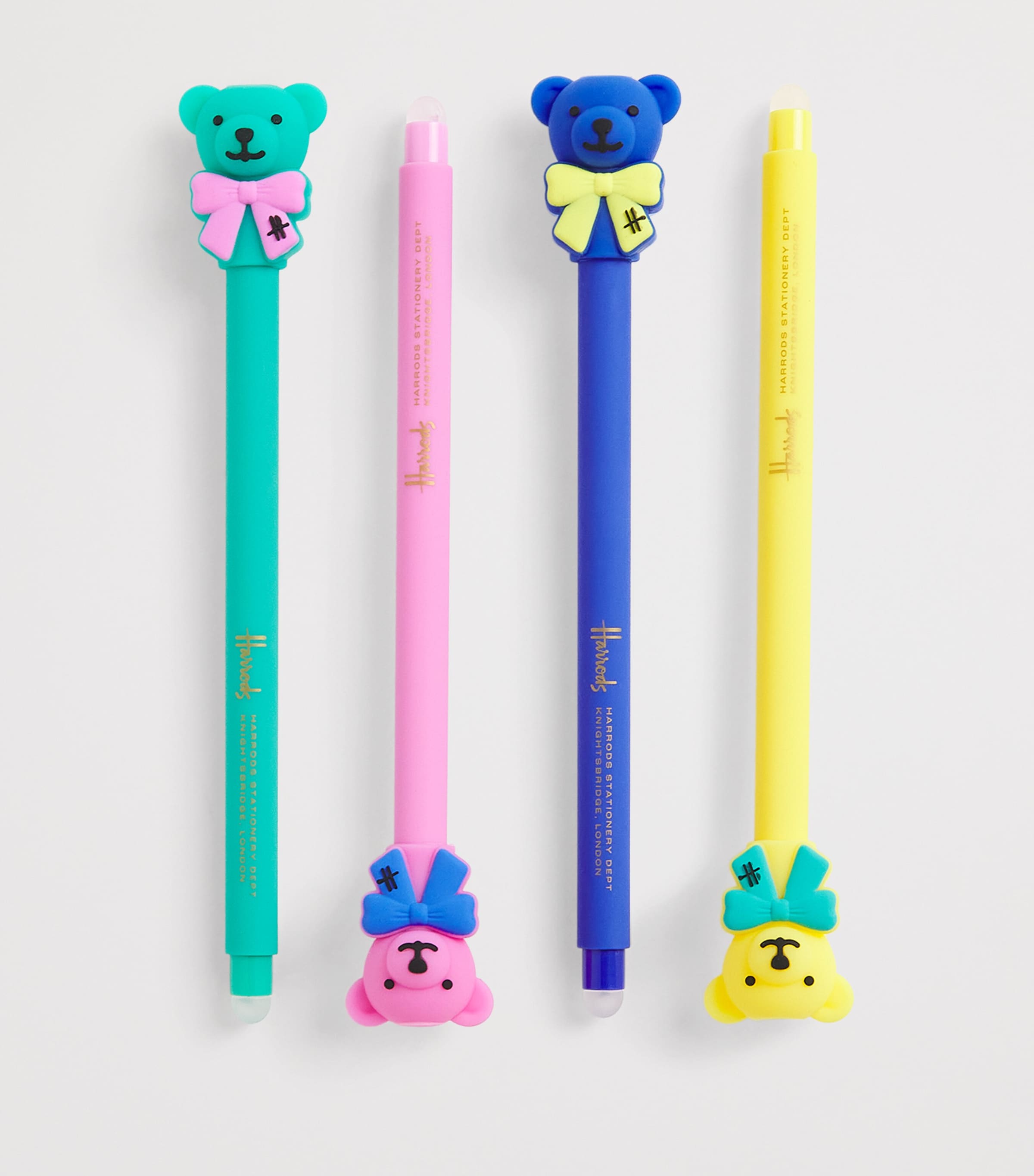 Harrods Pop Rocket Bear Erasable Pens (Set of 4) Image 2