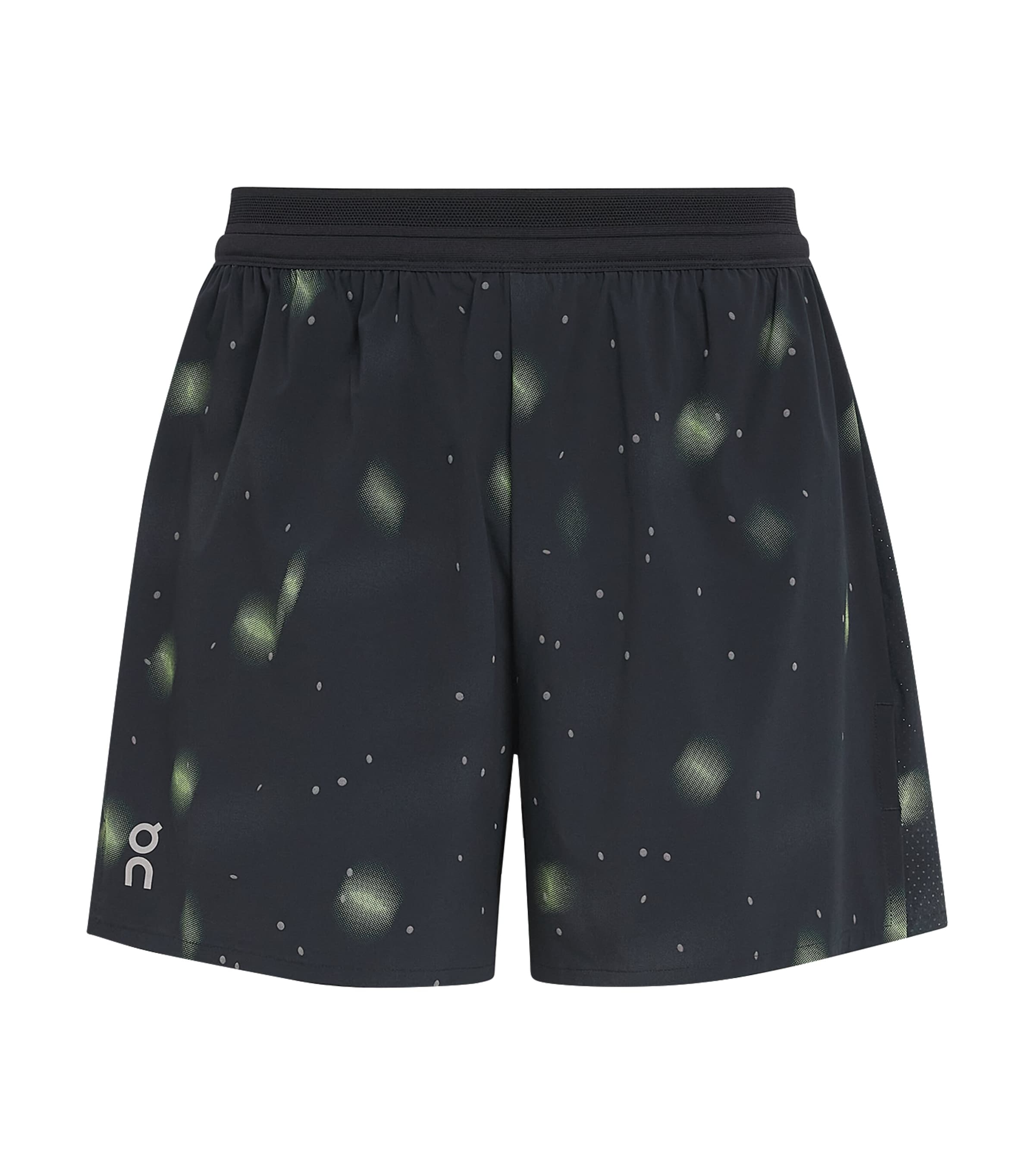 On Mens Reflective Lumos Performance Shorts Black Image 1