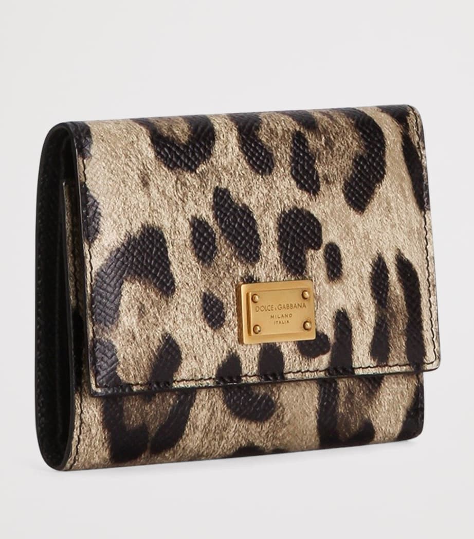 Leather-Blend French Flap Wallet HY13M-LEO NEW Image 2