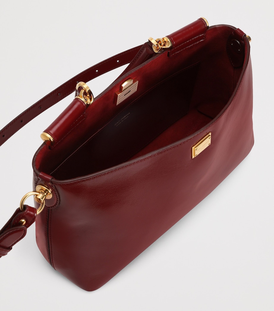 Dolce&Gabbana Medium Calfskin Vittoria Shoulder Bag Tono Ross Image 6